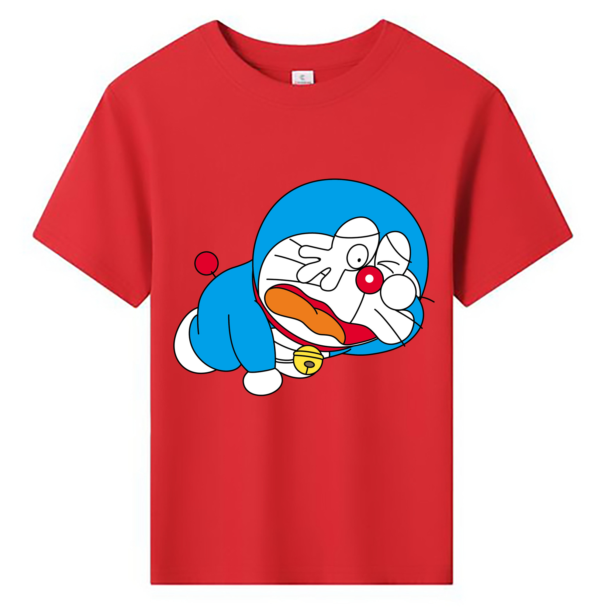 （画像用） ドラえもん Doraemon 綿100％キッズTシャツ（フロントプリント）