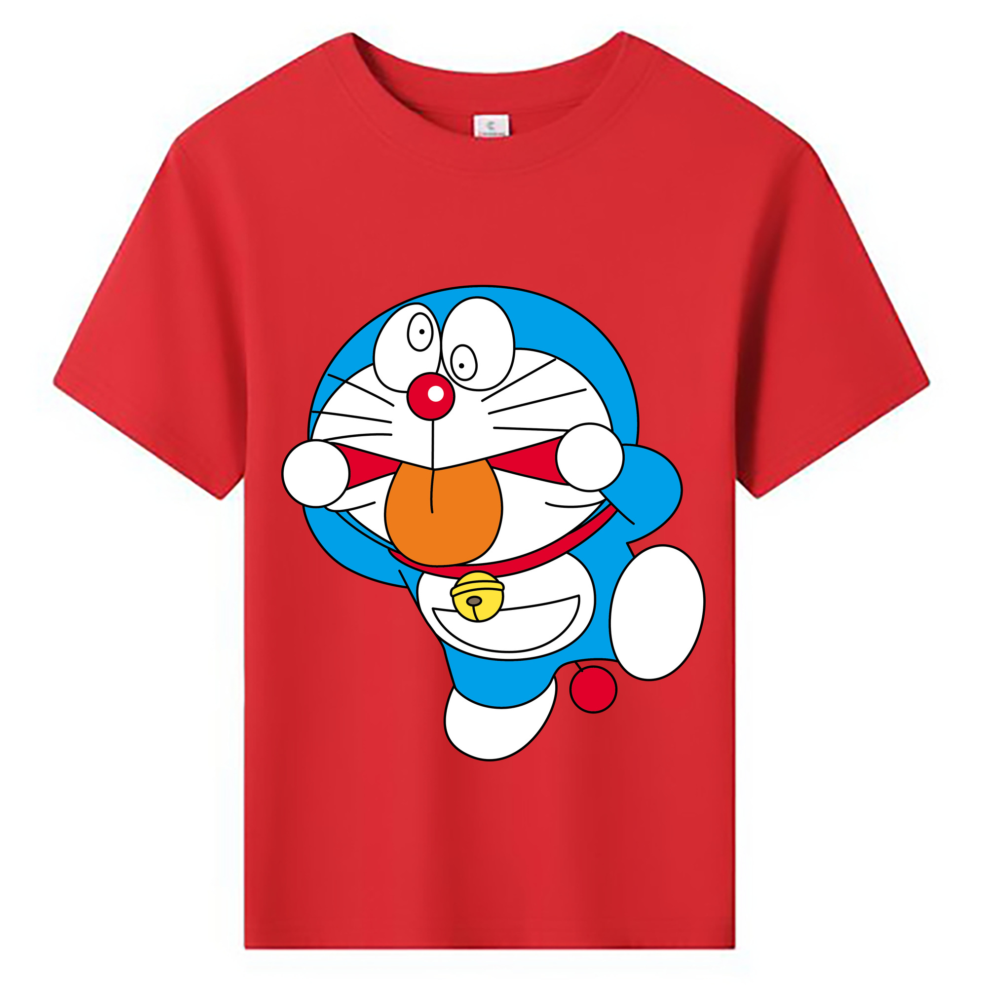 （画像用） ドラえもん Doraemon 綿100％キッズTシャツ（フロントプリント）