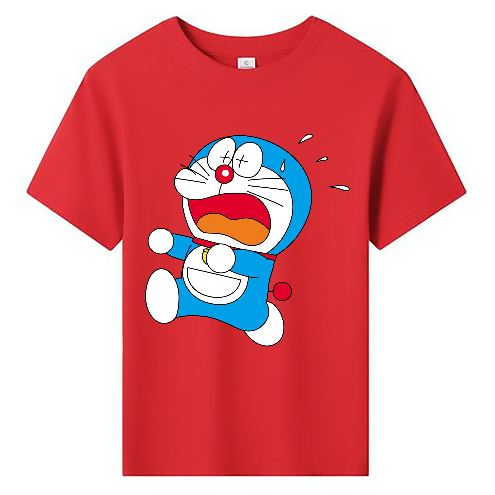 （画像用） ドラえもん Doraemon 綿100％キッズTシャツ（フロントプリント）
