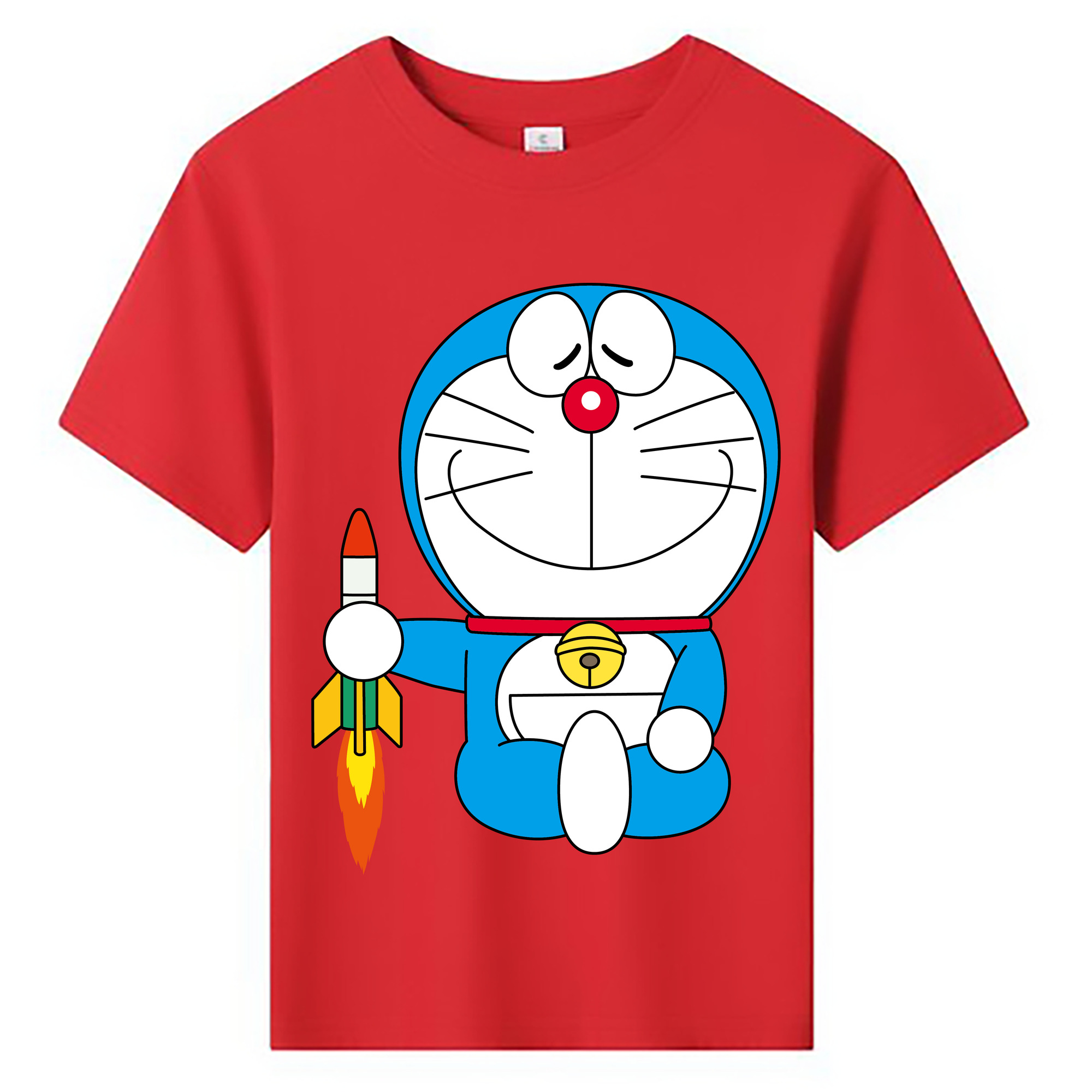 （画像用） ドラえもん Doraemon 綿100％キッズTシャツ（フロントプリント）