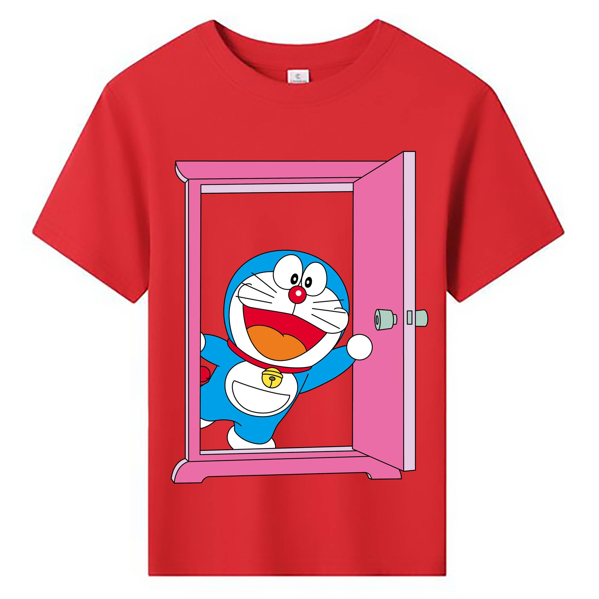 （画像用） ドラえもん Doraemon 綿100％キッズTシャツ（フロントプリント）