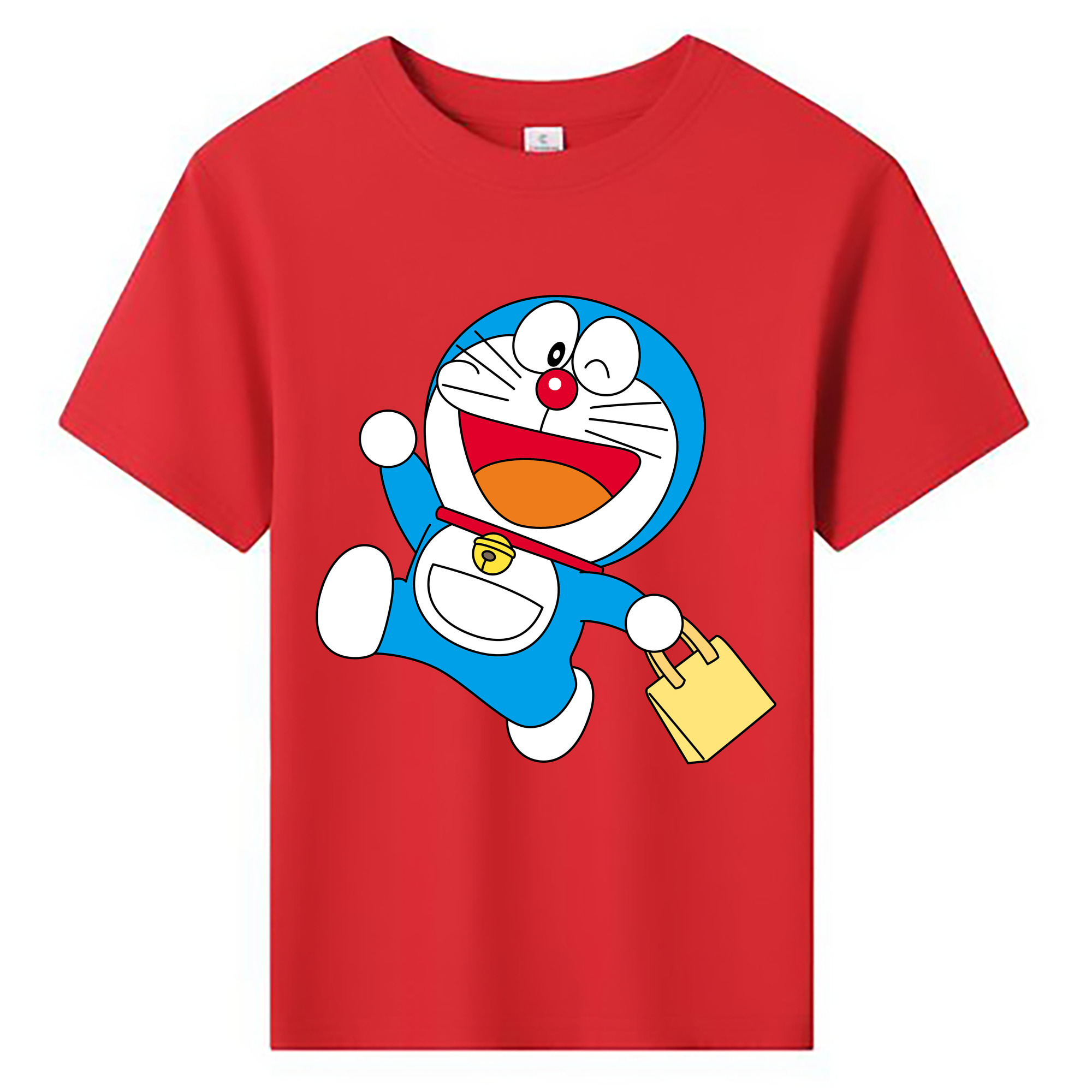 （画像用） ドラえもん Doraemon 綿100％キッズTシャツ（フロントプリント）