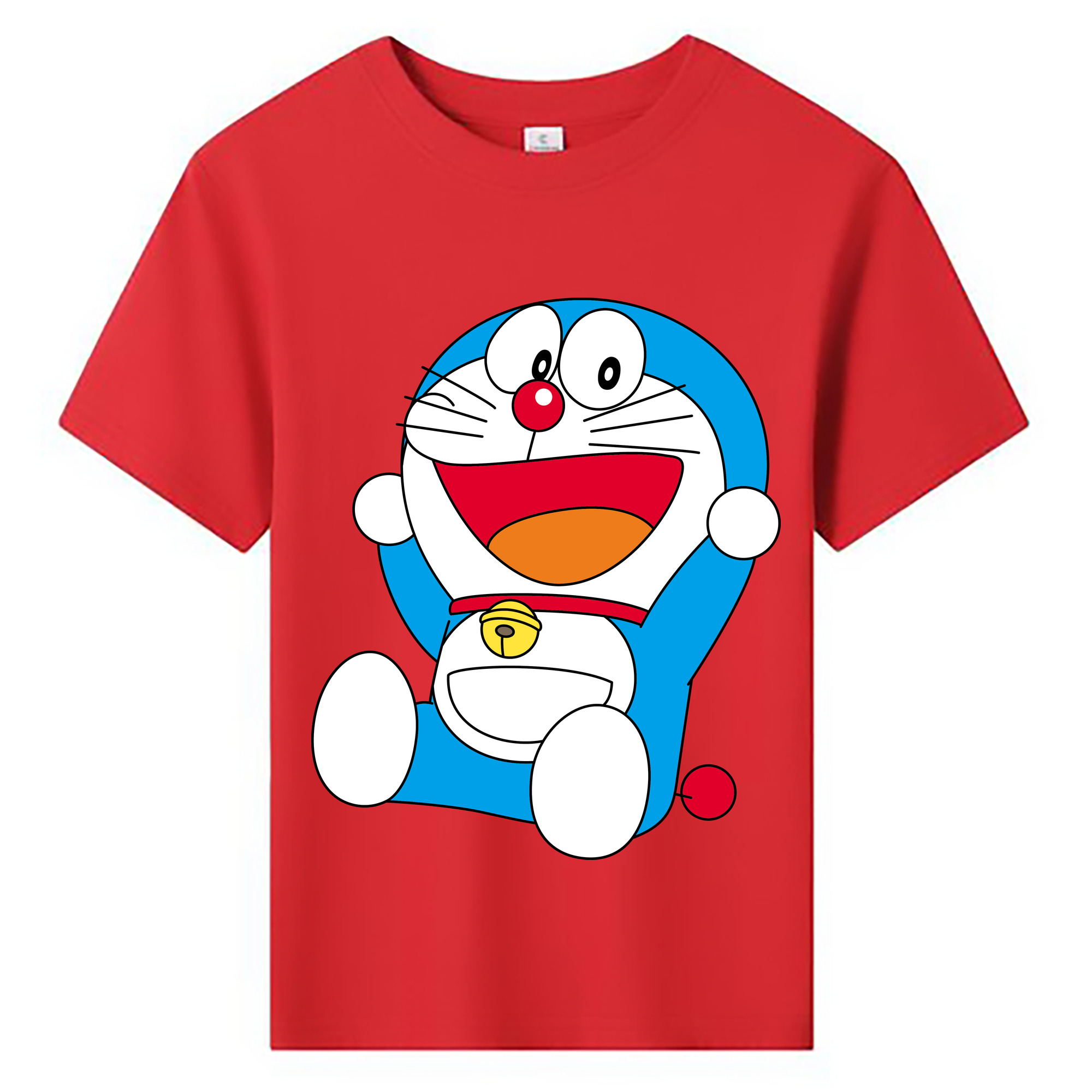 （画像用） ドラえもん Doraemon 綿100％キッズTシャツ（フロントプリント）