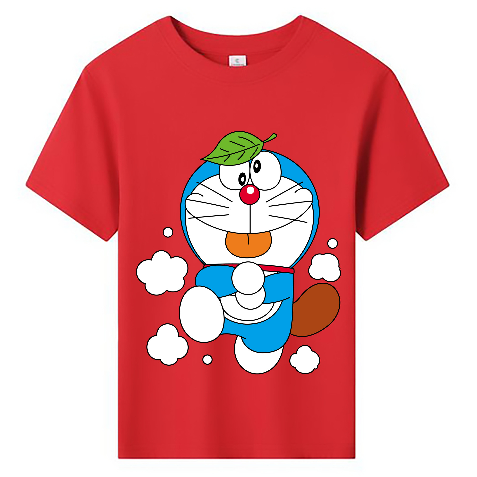 （画像用） ドラえもん Doraemon 綿100％キッズTシャツ（フロントプリント）