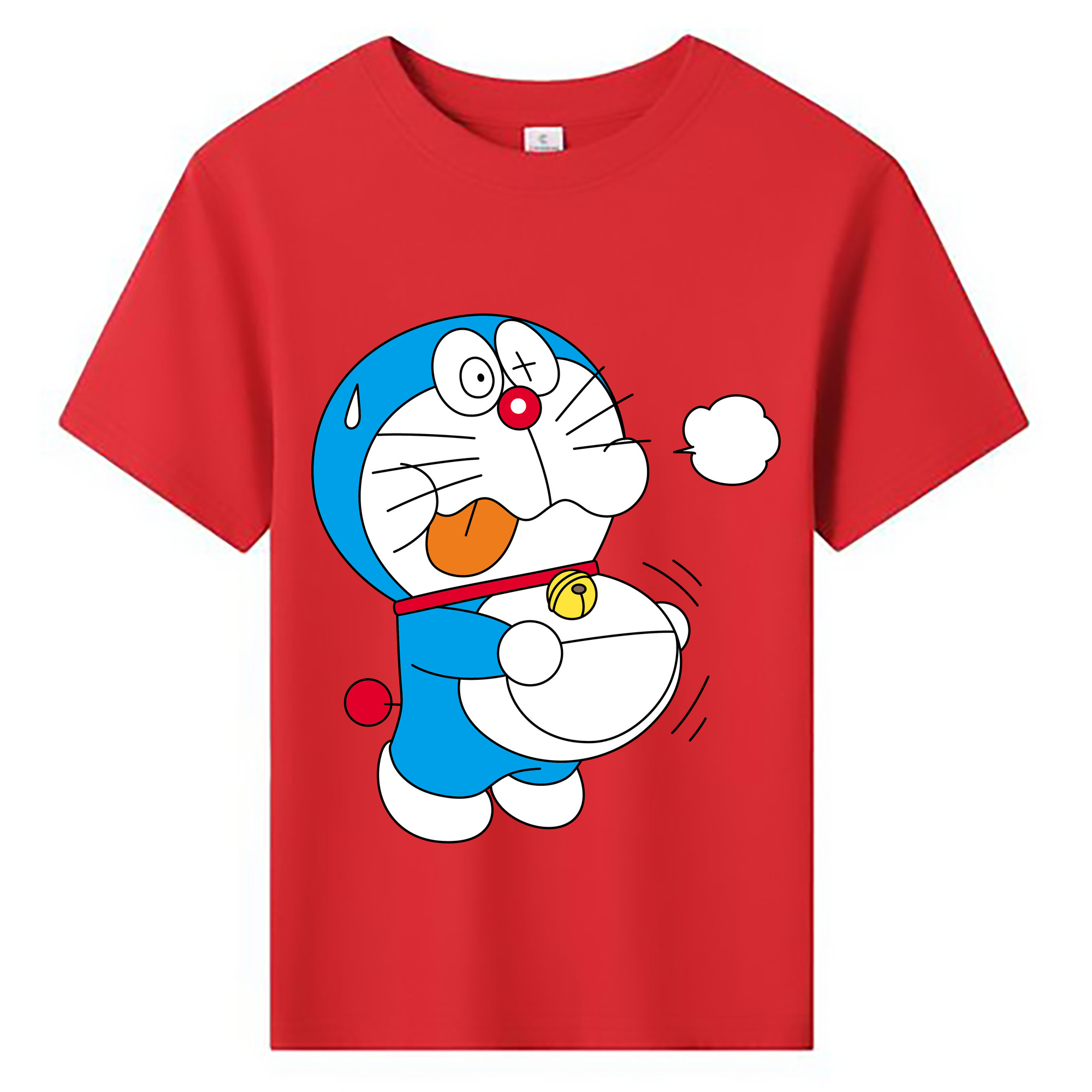 （画像用） ドラえもん Doraemon 綿100％キッズTシャツ（フロントプリント）