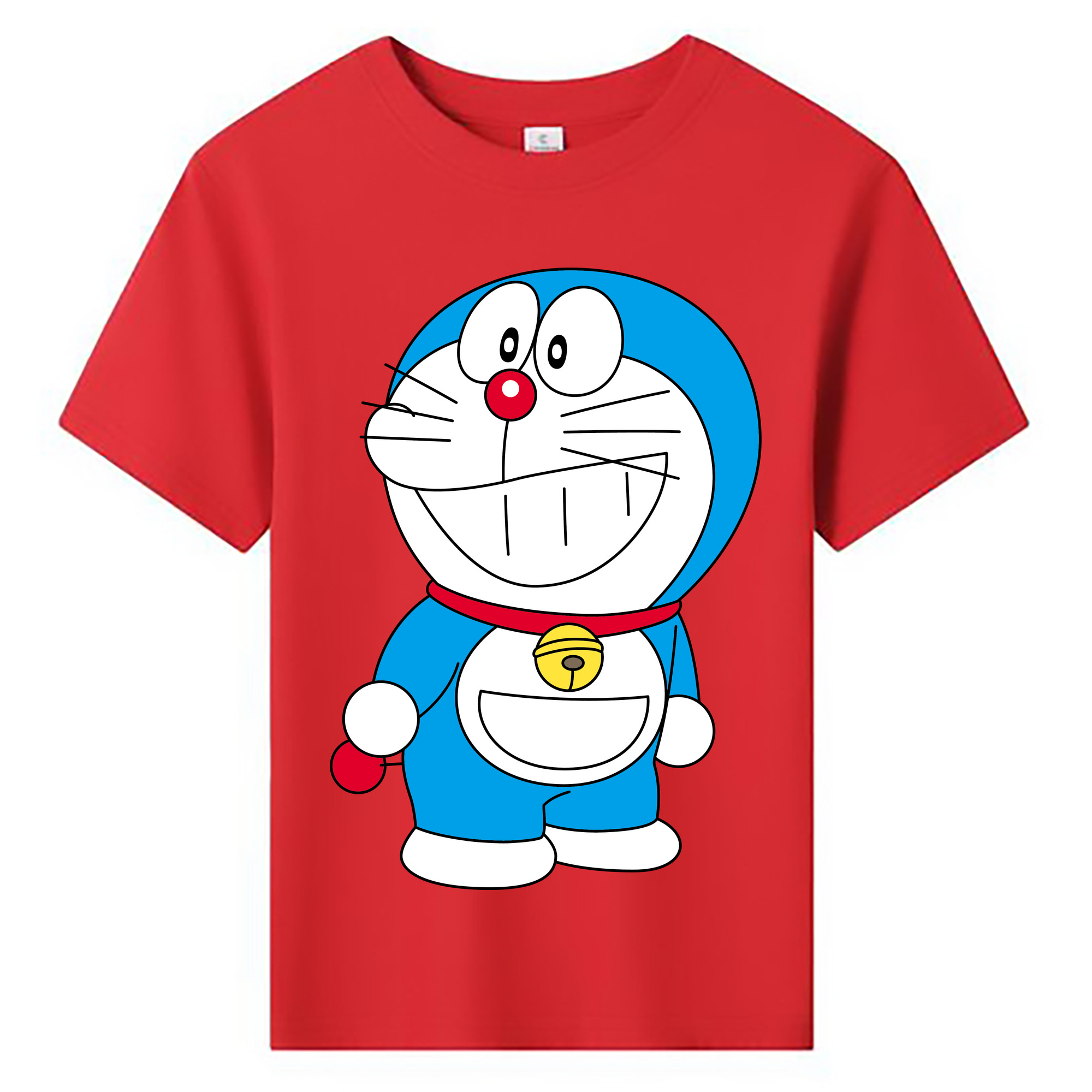 （画像用） ドラえもん Doraemon 綿100％キッズTシャツ（フロントプリント）