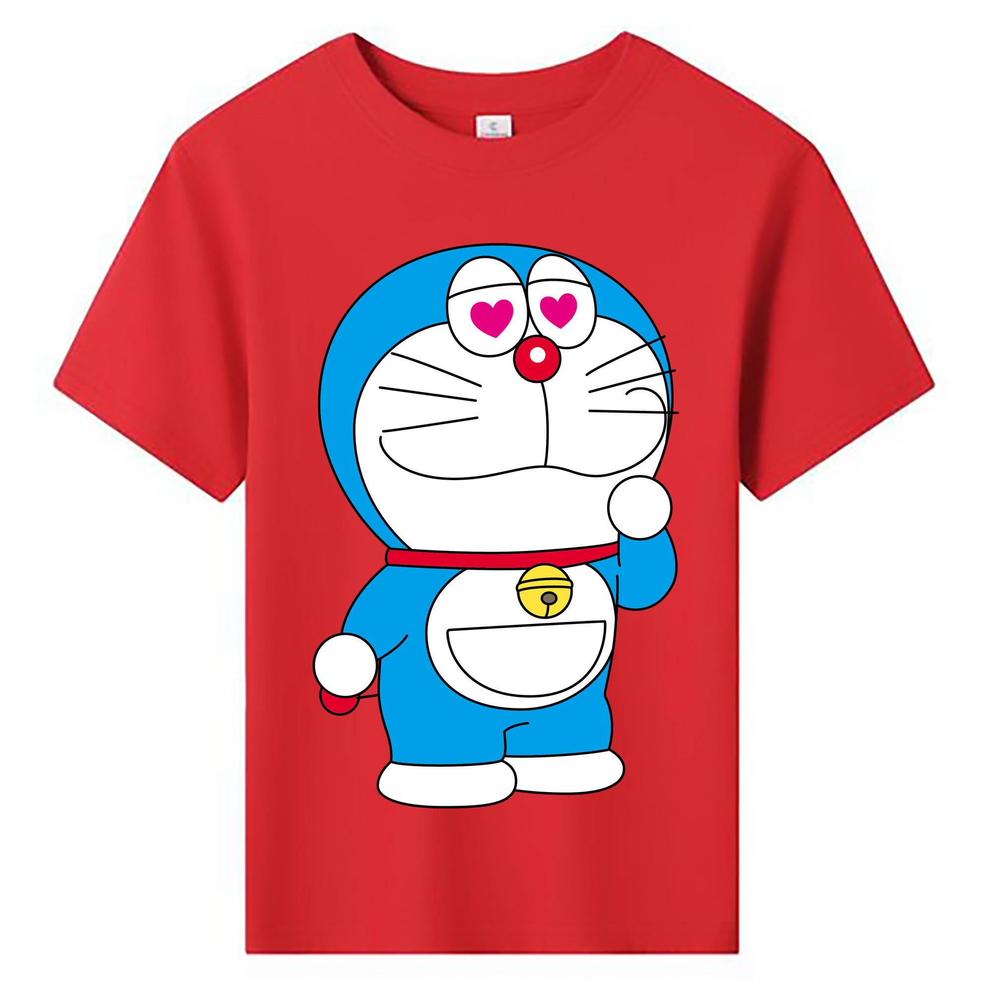 （画像用） ドラえもん Doraemon 綿100％キッズTシャツ（フロントプリント）