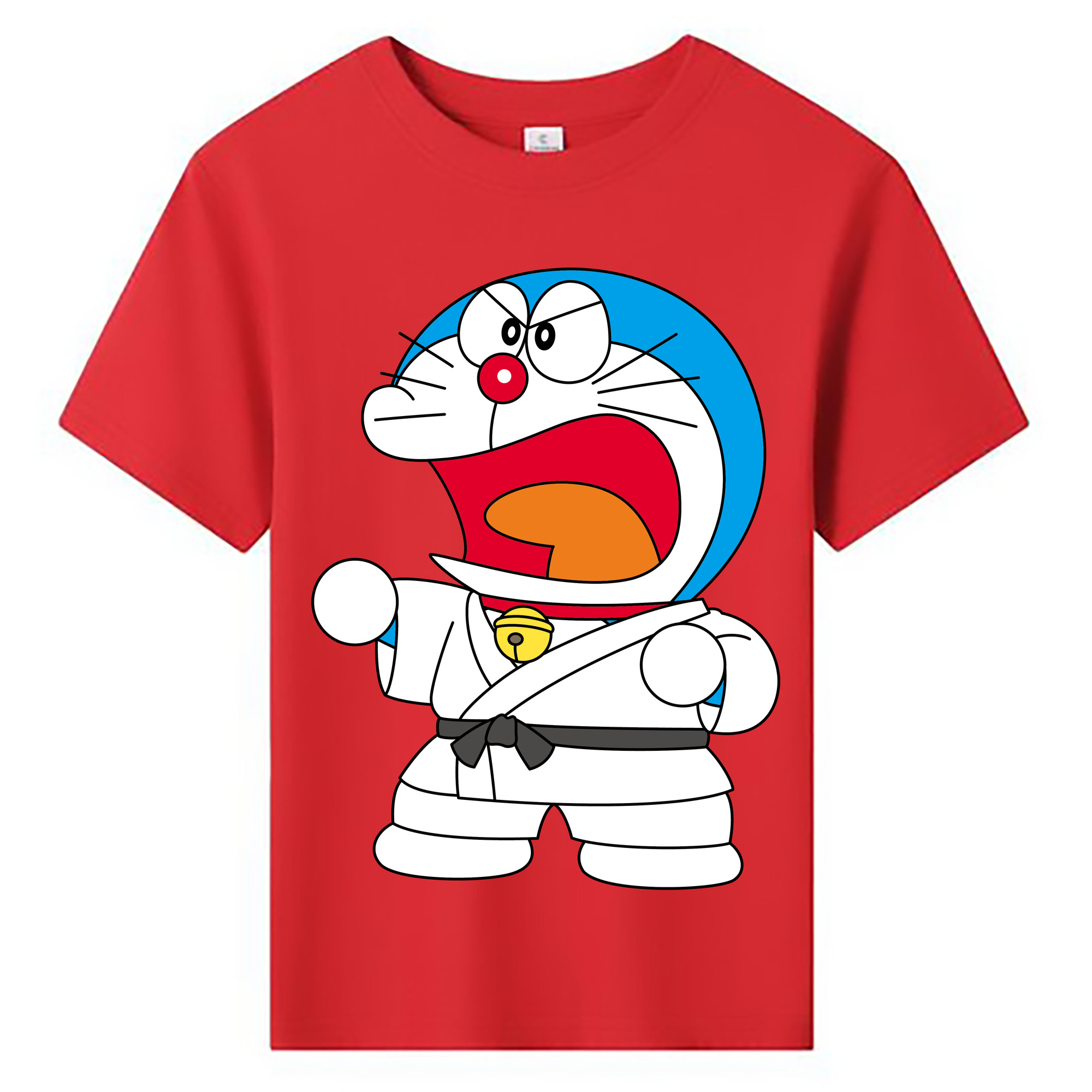（画像用） ドラえもん Doraemon 綿100％キッズTシャツ（フロントプリント）
