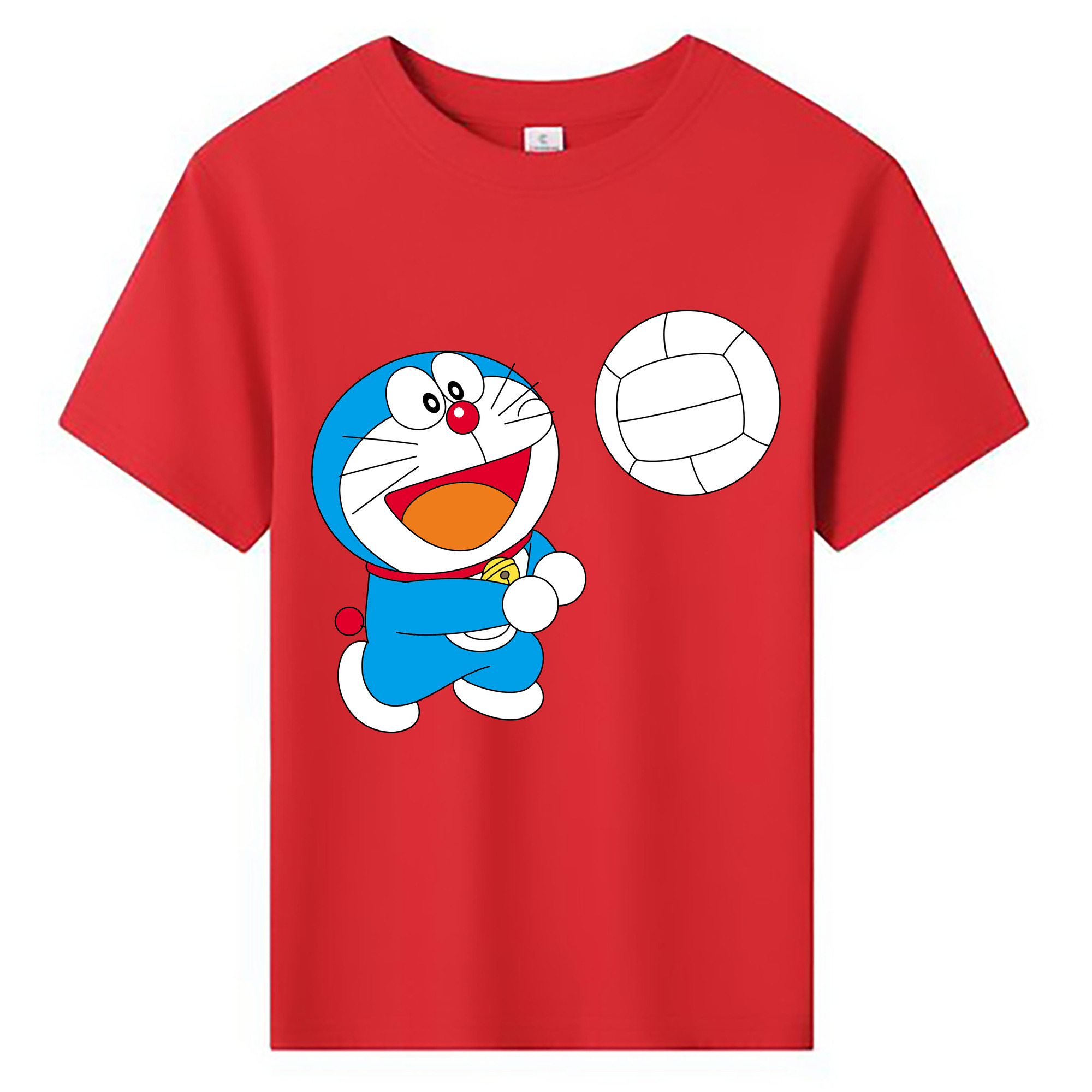 （画像用） ドラえもん Doraemon 綿100％キッズTシャツ（フロントプリント）