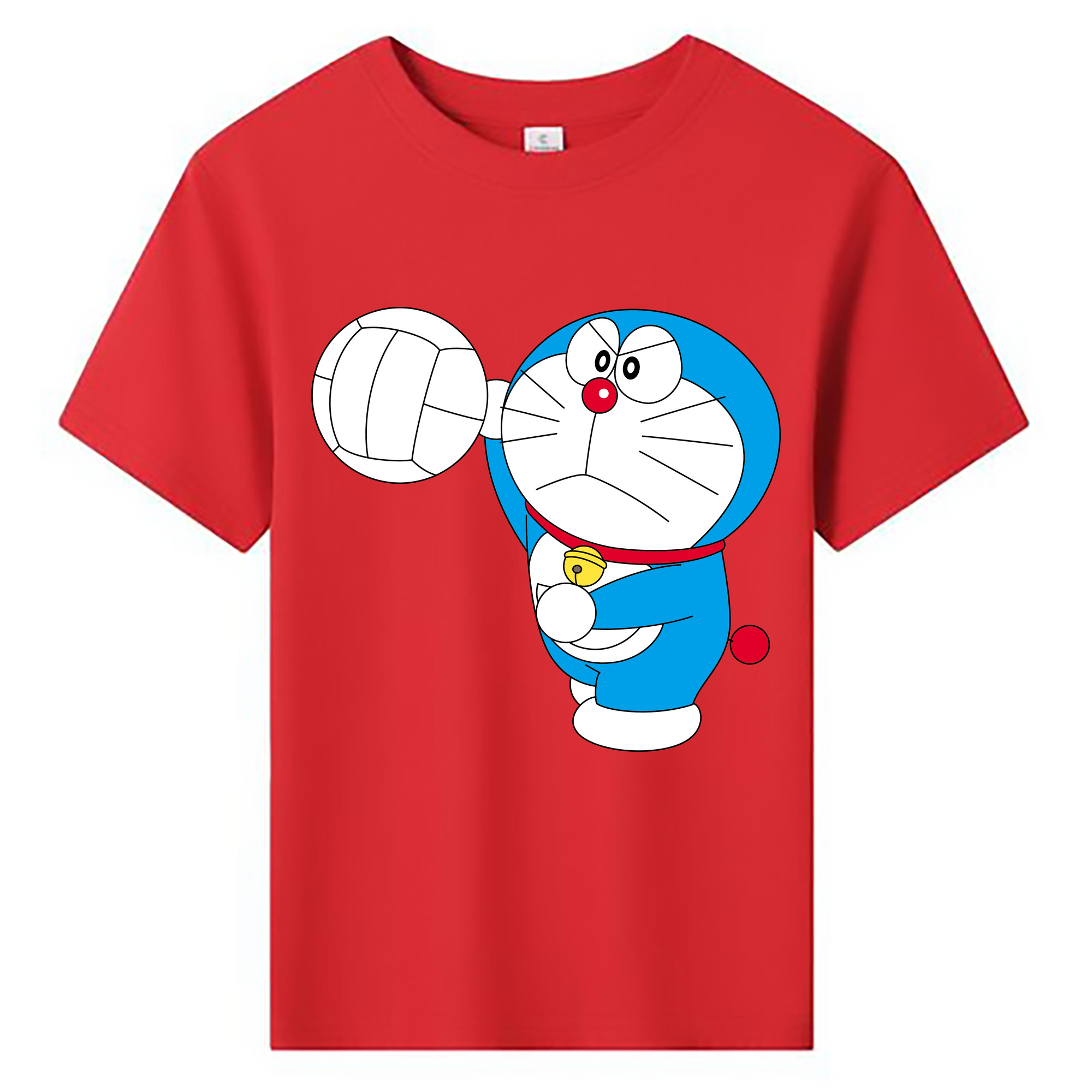 （画像用） ドラえもん Doraemon 綿100％キッズTシャツ（フロントプリント）