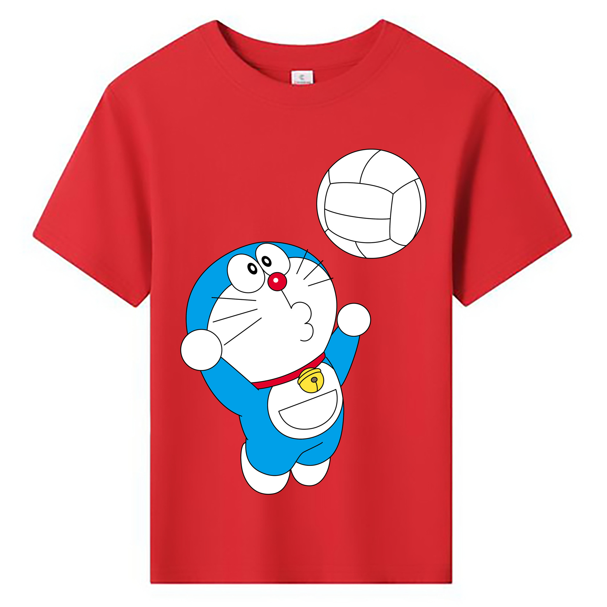 （画像用） ドラえもん Doraemon 綿100％キッズTシャツ（フロントプリント）