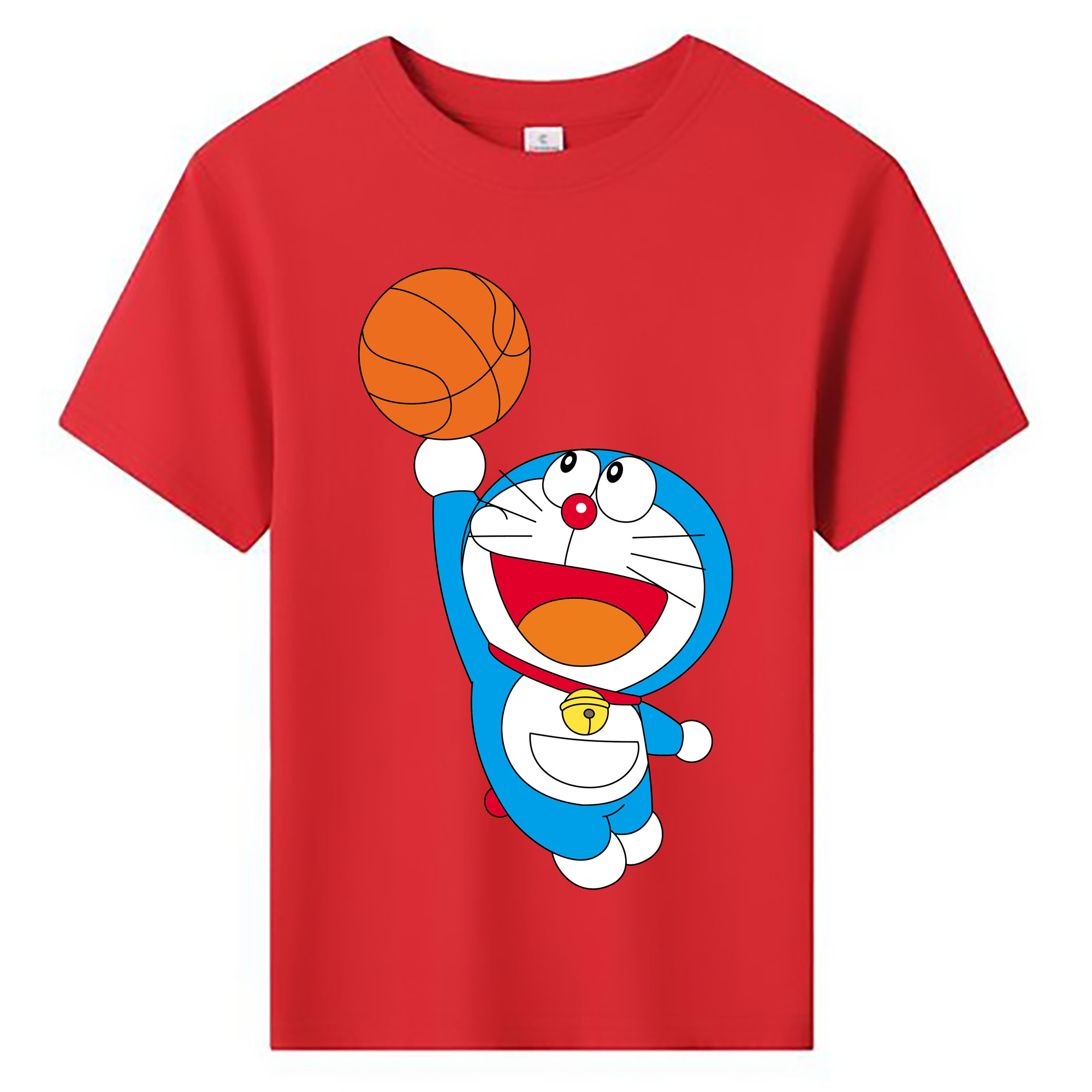（画像用） ドラえもん Doraemon 綿100％キッズTシャツ（フロントプリント）