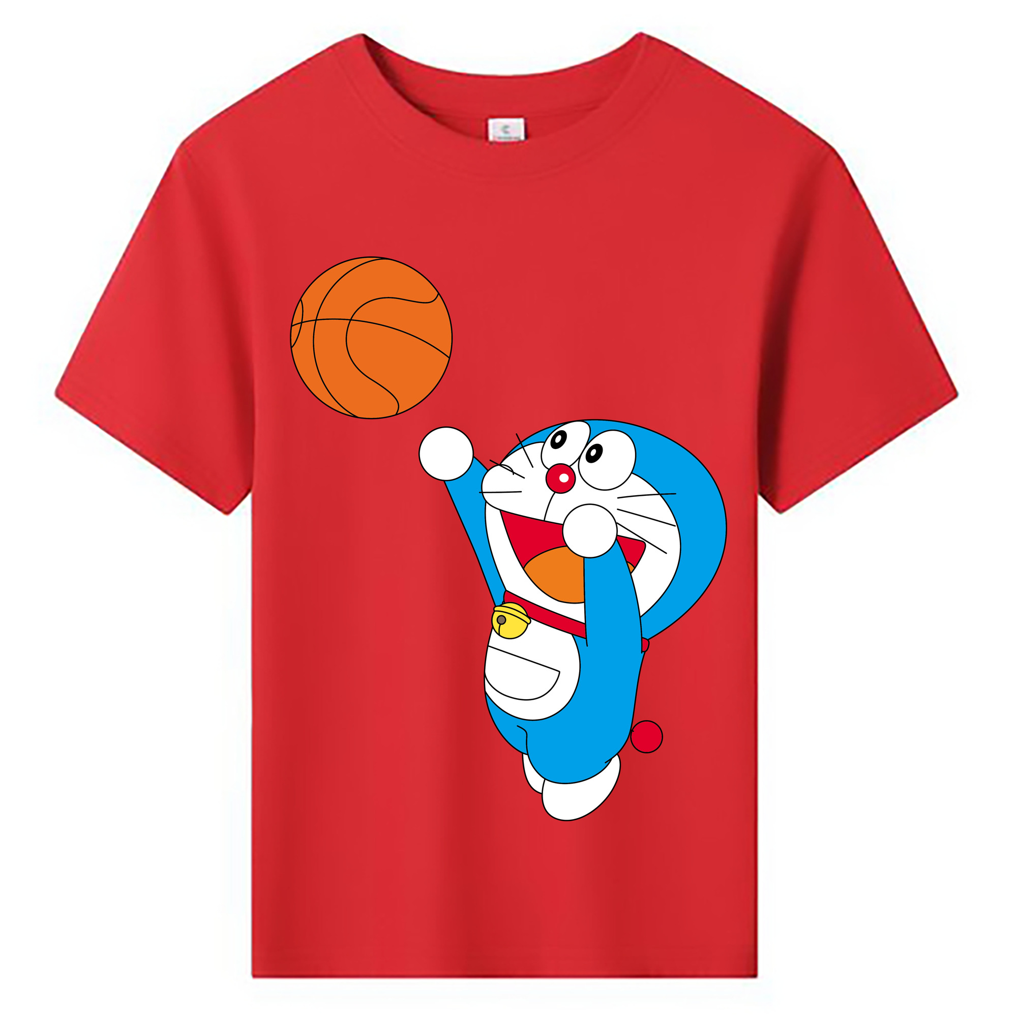 （画像用） ドラえもん Doraemon 綿100％キッズTシャツ（フロントプリント）