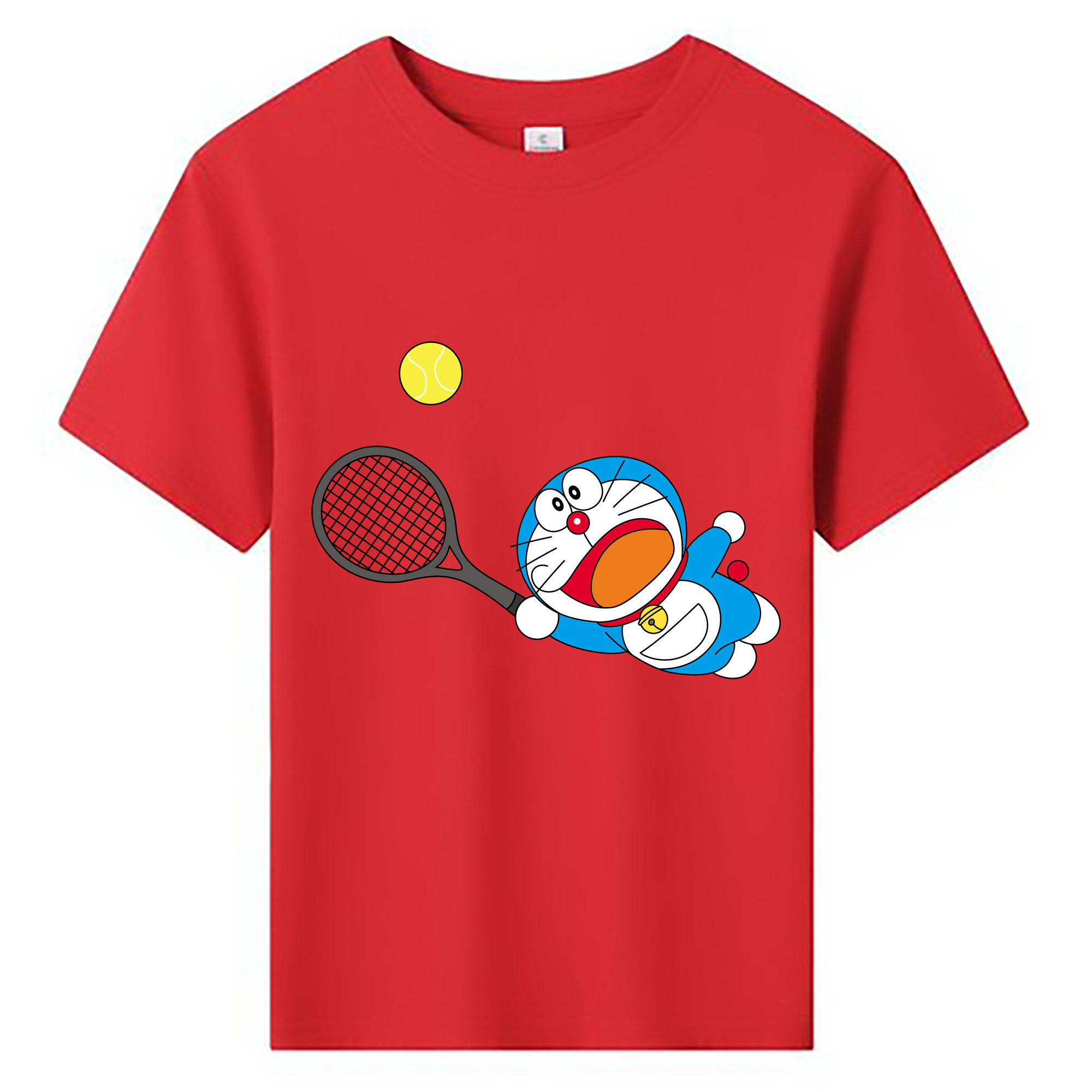 （画像用） ドラえもん Doraemon 綿100％キッズTシャツ（フロントプリント）