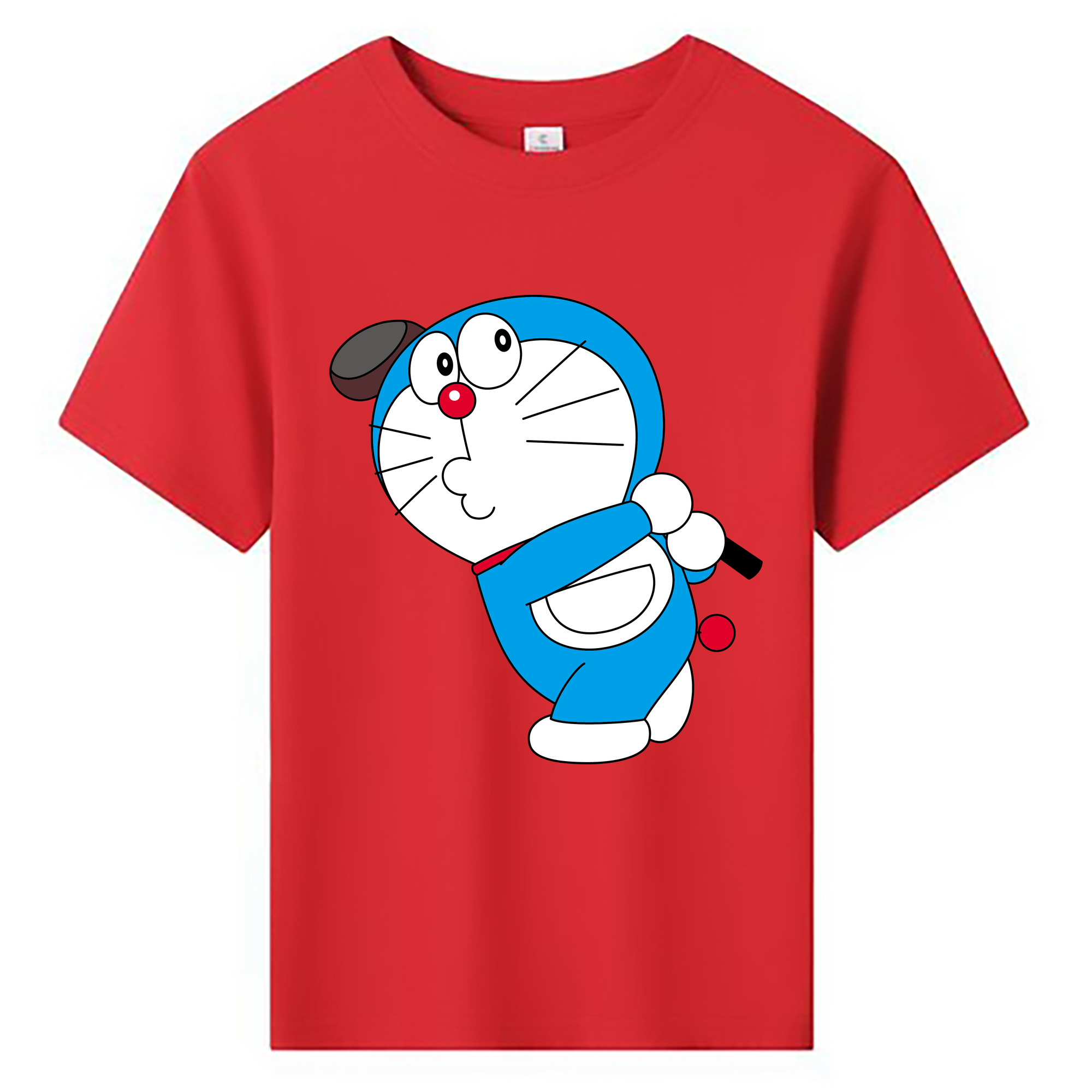 （画像用） ドラえもん Doraemon 綿100％キッズTシャツ（フロントプリント）