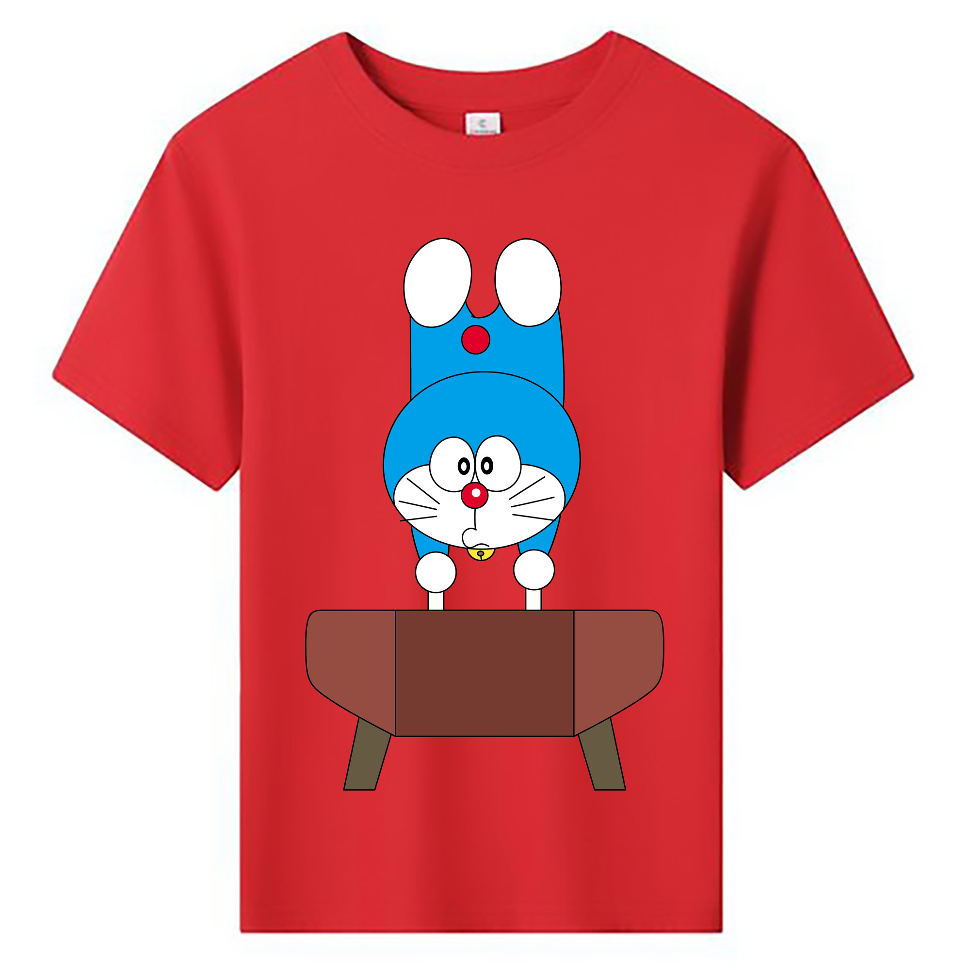 （画像用） ドラえもん Doraemon 綿100％キッズTシャツ（フロントプリント）