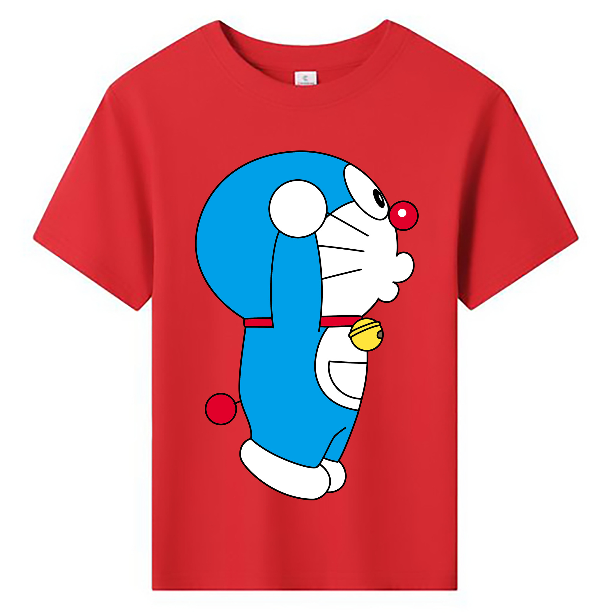 （画像用） ドラえもん Doraemon 綿100％キッズTシャツ（フロントプリント）