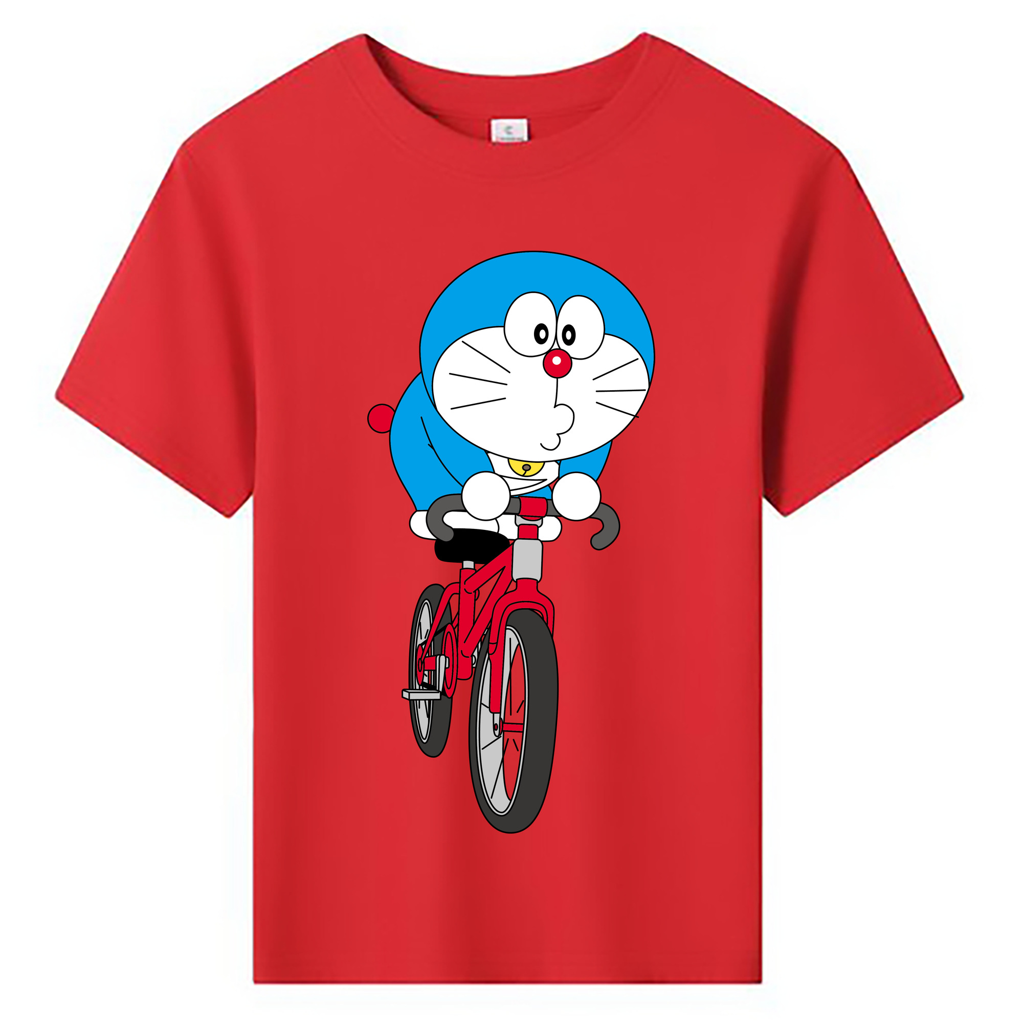 （画像用） ドラえもん Doraemon 綿100％キッズTシャツ（フロントプリント）