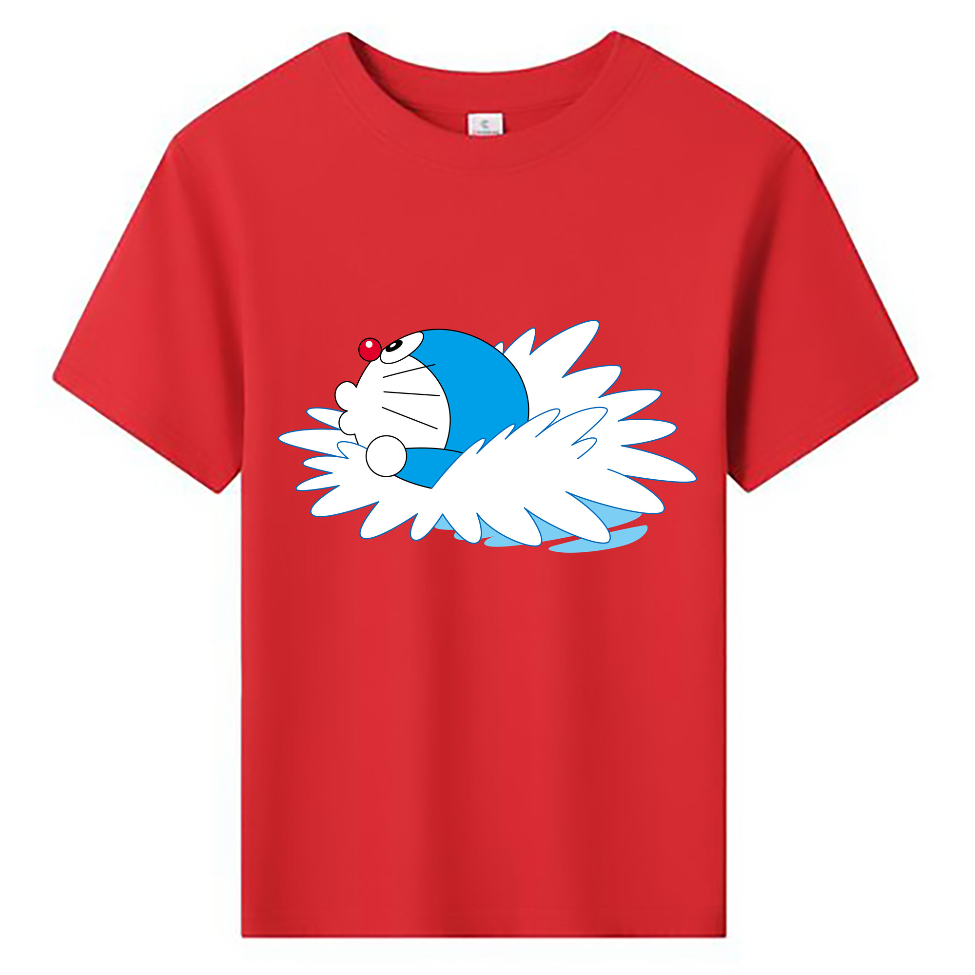 （画像用） ドラえもん Doraemon 綿100％キッズTシャツ（フロントプリント）