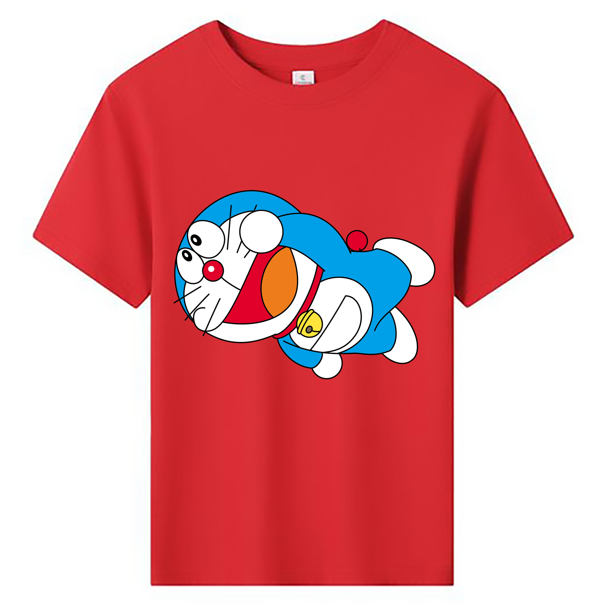 （画像用） ドラえもん Doraemon 綿100％キッズTシャツ（フロントプリント）