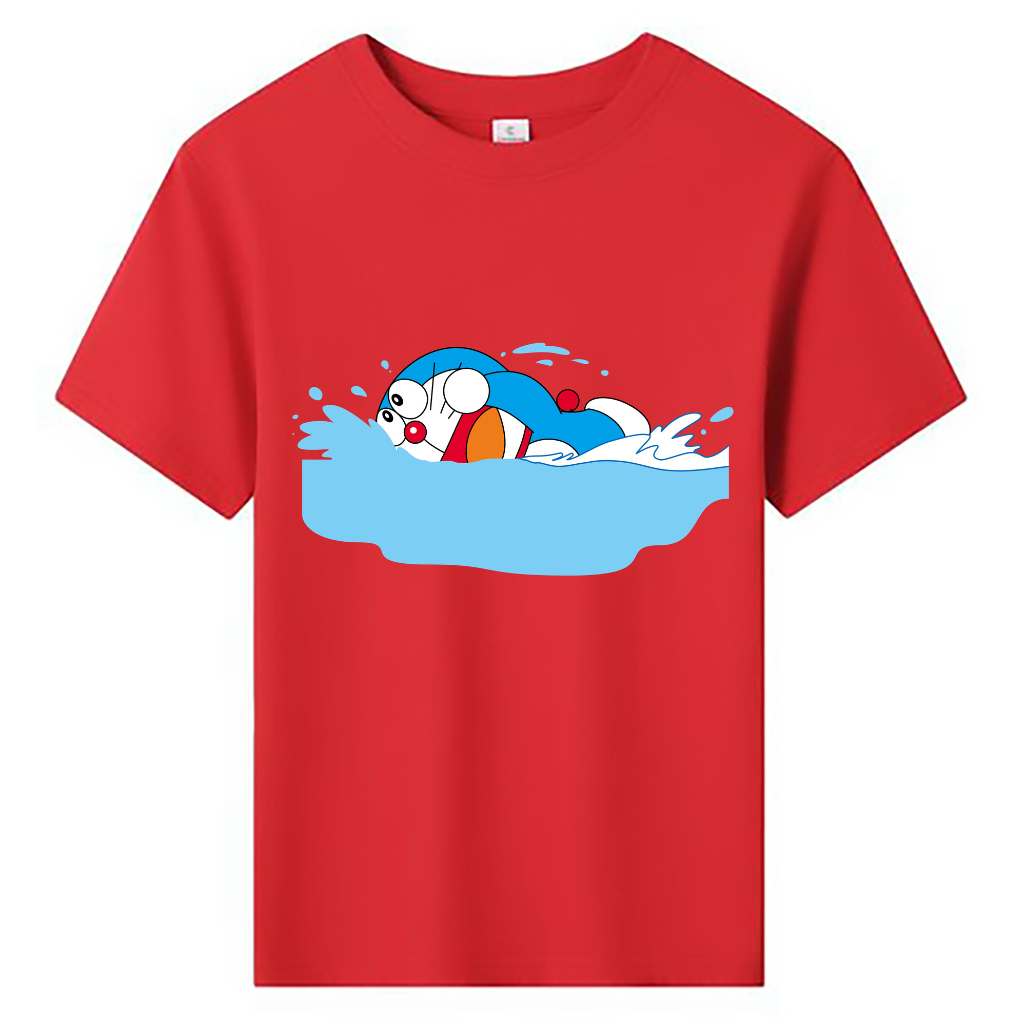 （画像用） ドラえもん Doraemon 綿100％キッズTシャツ（フロントプリント）