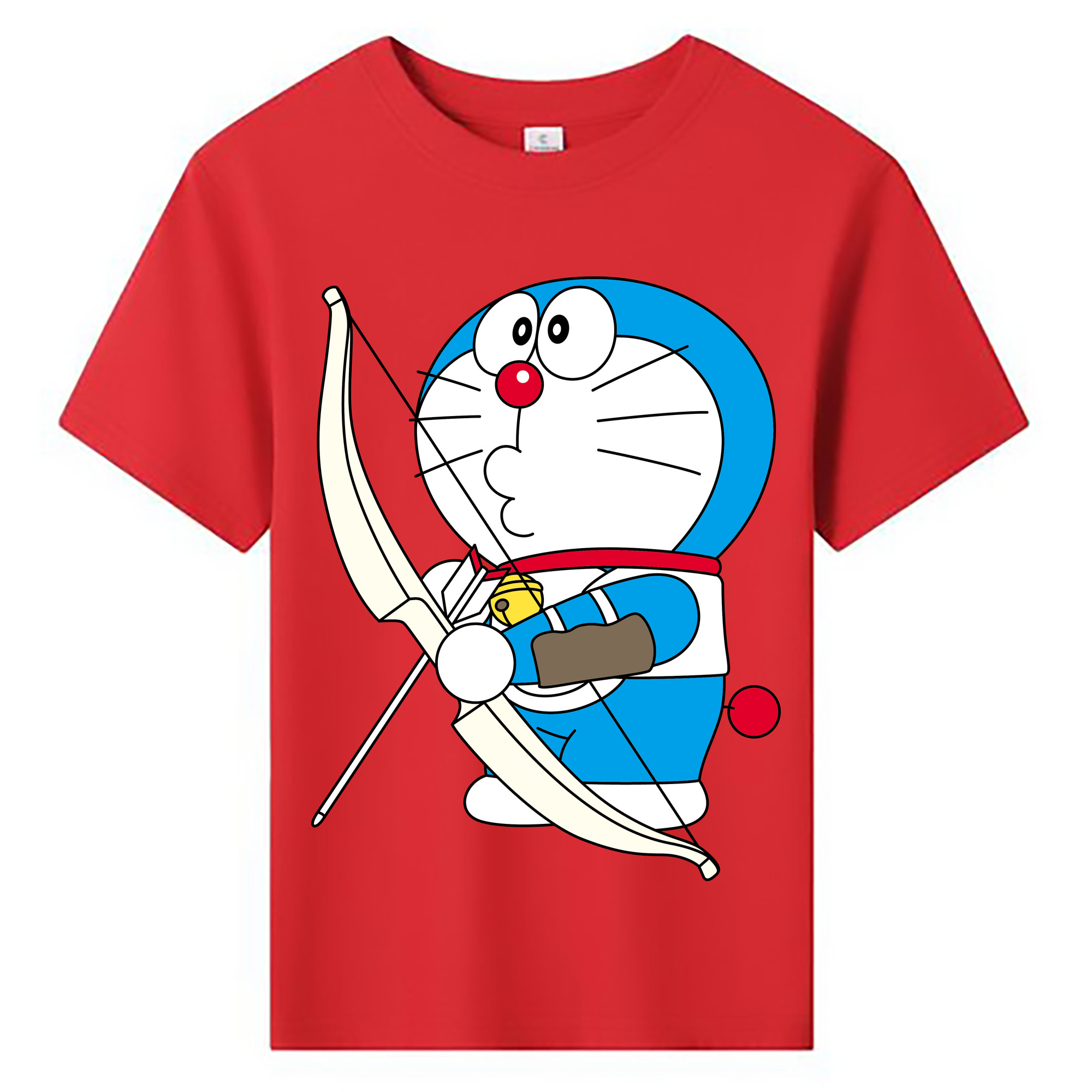 （画像用） ドラえもん Doraemon 綿100％キッズTシャツ（フロントプリント）