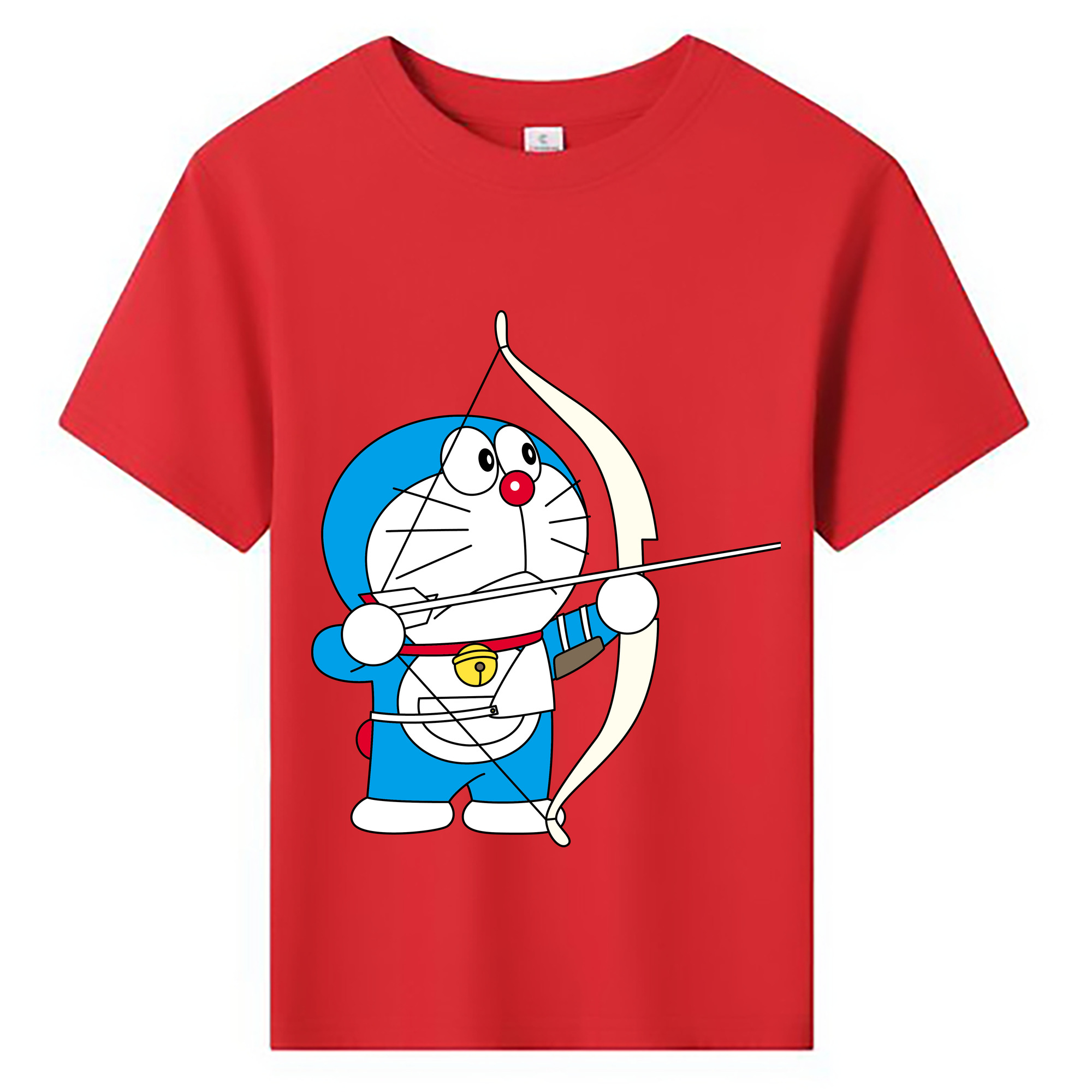 （画像用） ドラえもん Doraemon 綿100％キッズTシャツ（フロントプリント）