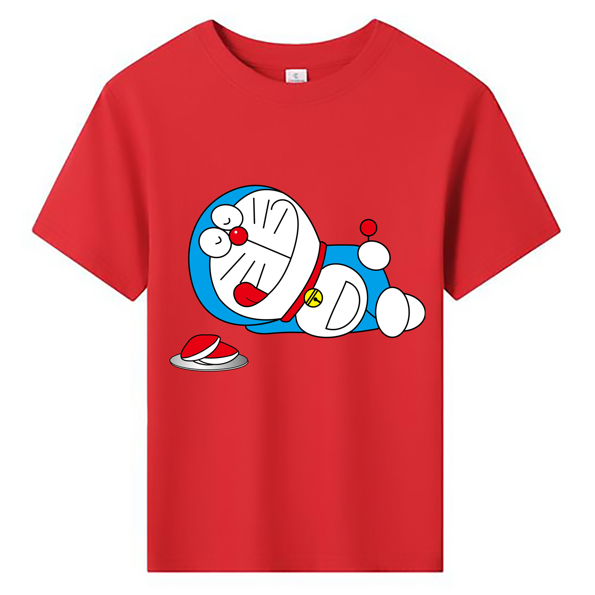 （画像用） ドラえもん Doraemon 綿100％キッズTシャツ（フロントプリント）