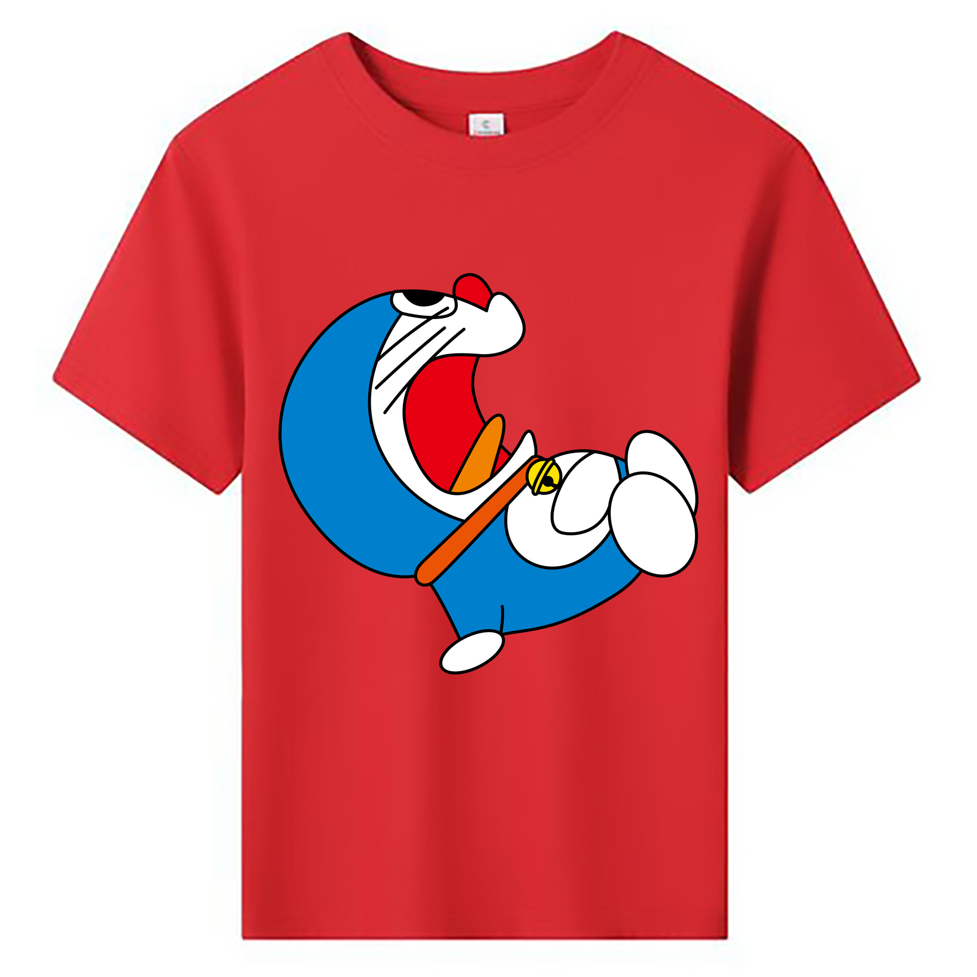 （画像用） ドラえもん Doraemon 綿100％キッズTシャツ（フロントプリント）