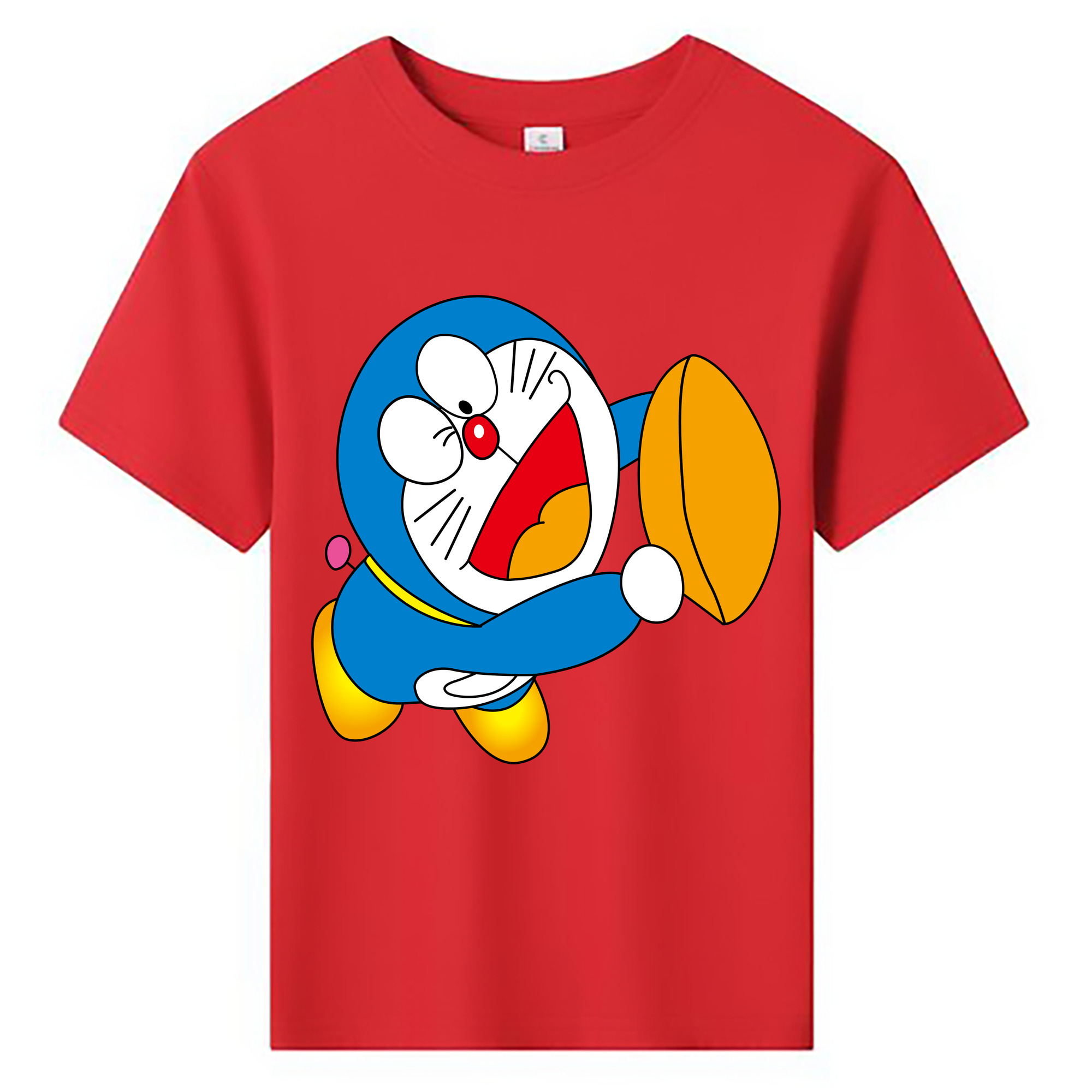 （画像用） ドラえもん Doraemon 綿100％キッズTシャツ（フロントプリント）