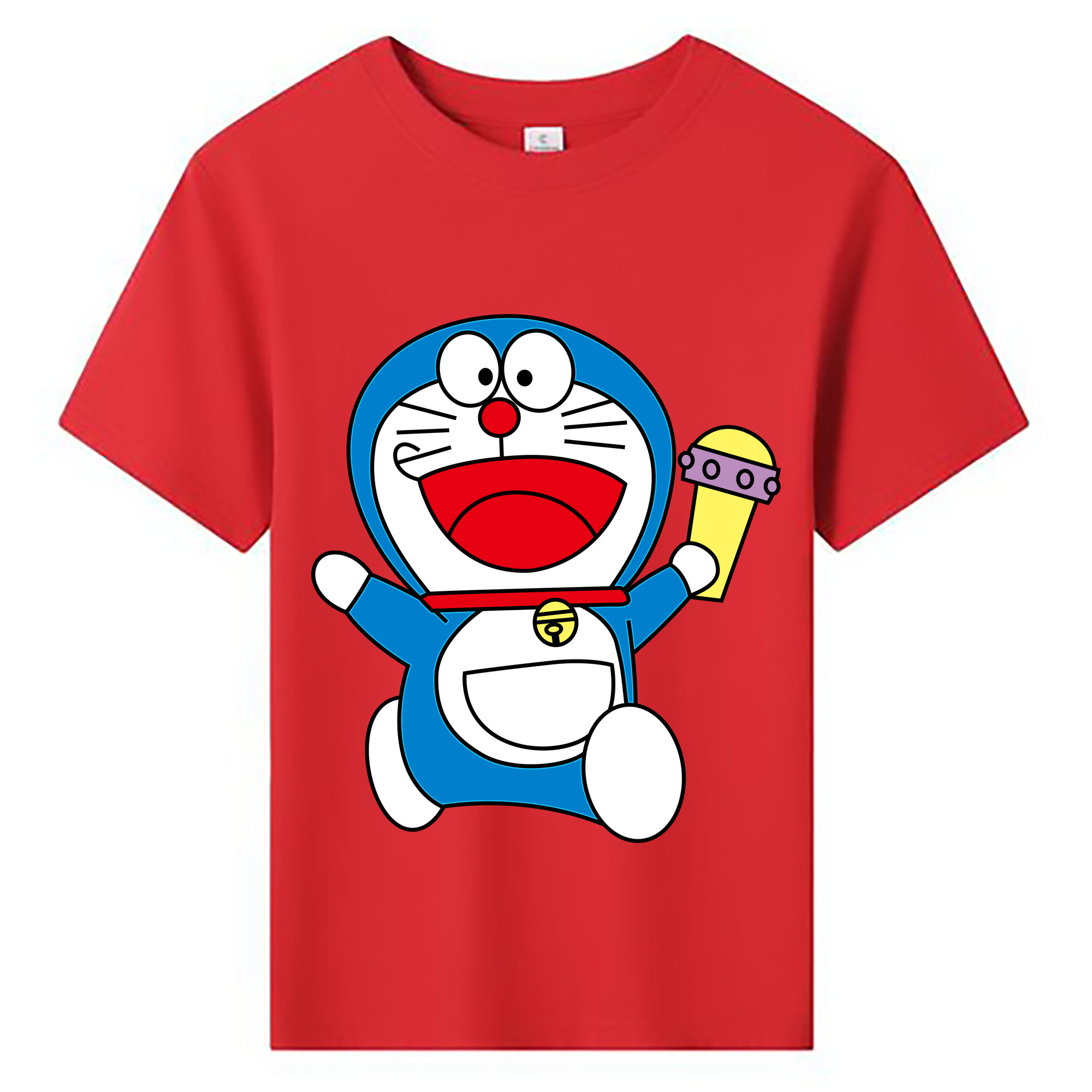 （画像用） ドラえもん Doraemon 綿100％キッズTシャツ（フロントプリント）