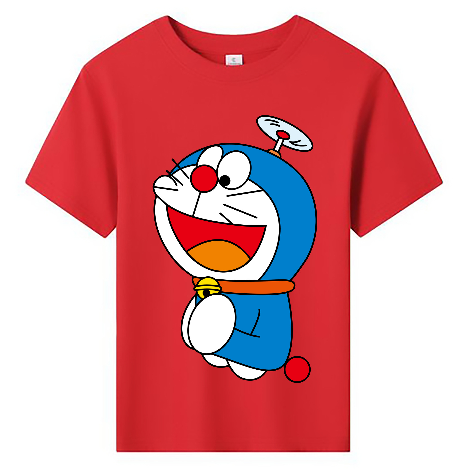 （画像用） ドラえもん Doraemon 綿100％キッズTシャツ（フロントプリント）