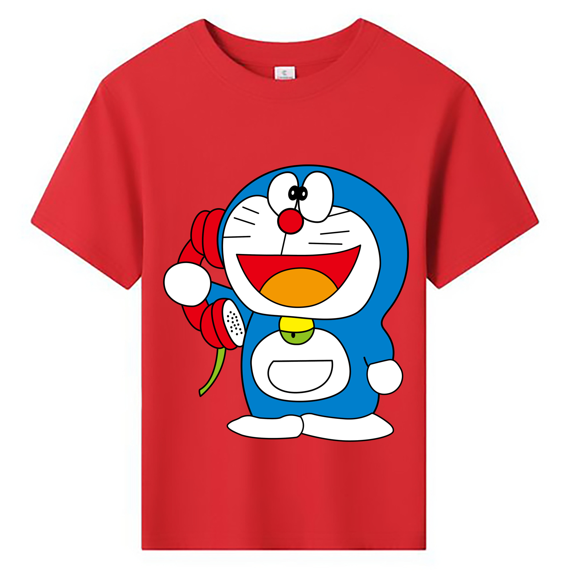 （画像用） ドラえもん Doraemon 綿100％キッズTシャツ（フロントプリント）