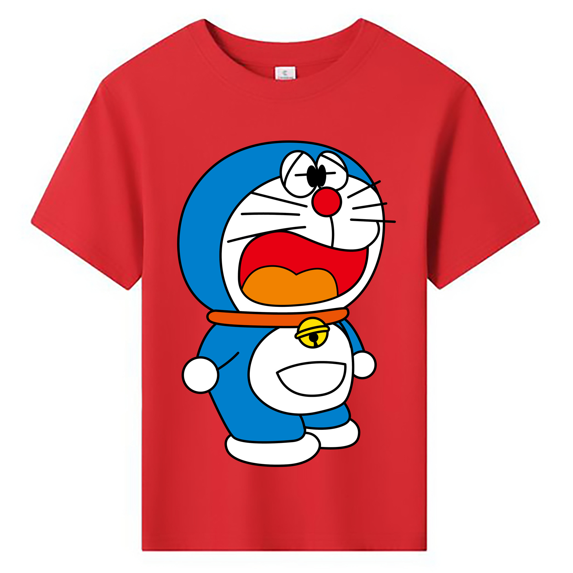 （画像用） ドラえもん Doraemon 綿100％キッズTシャツ（フロントプリント）