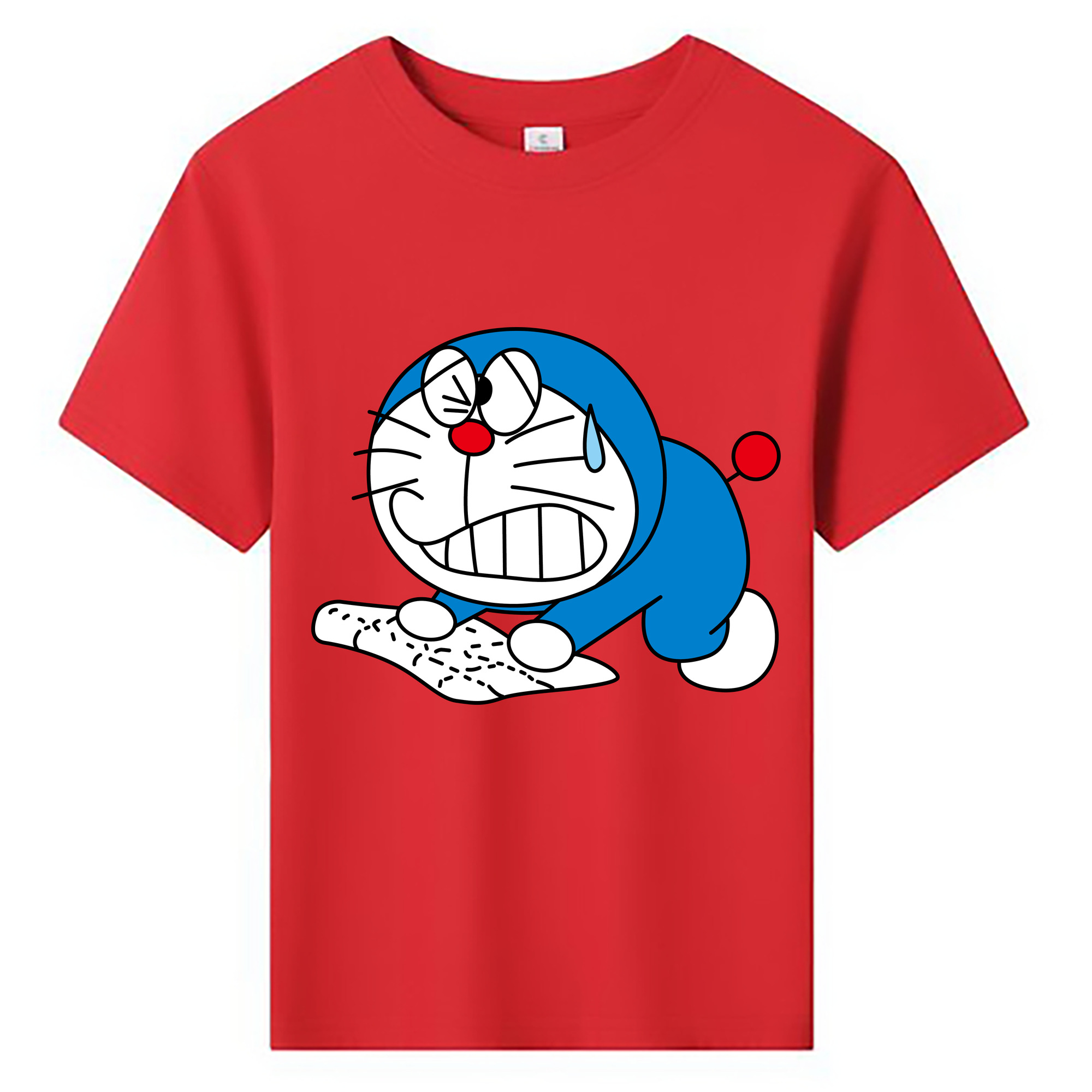 （画像用） ドラえもん Doraemon 綿100％キッズTシャツ（フロントプリント）