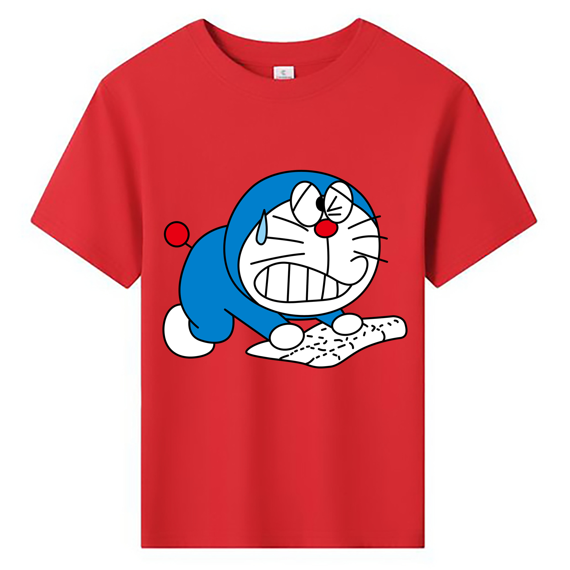 （画像用） ドラえもん Doraemon 綿100％キッズTシャツ（フロントプリント）