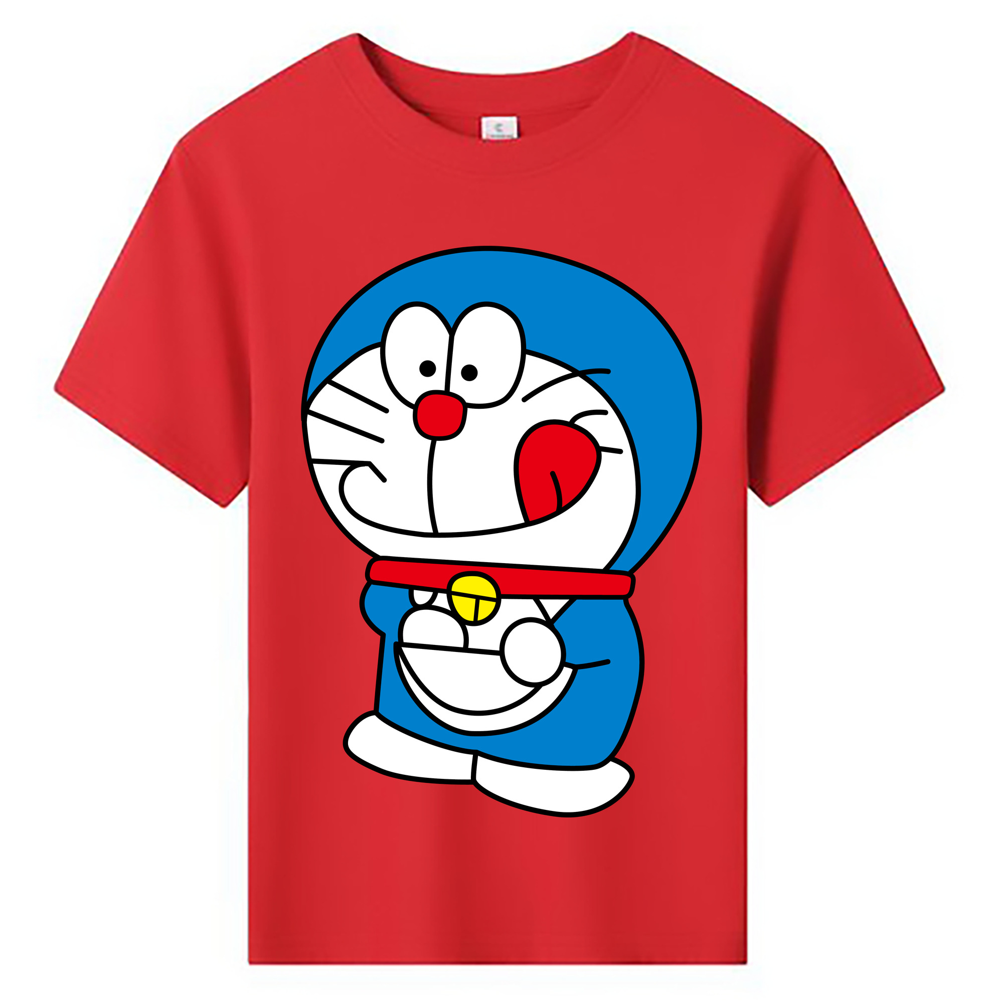 （画像用） ドラえもん Doraemon 綿100％キッズTシャツ（フロントプリント）