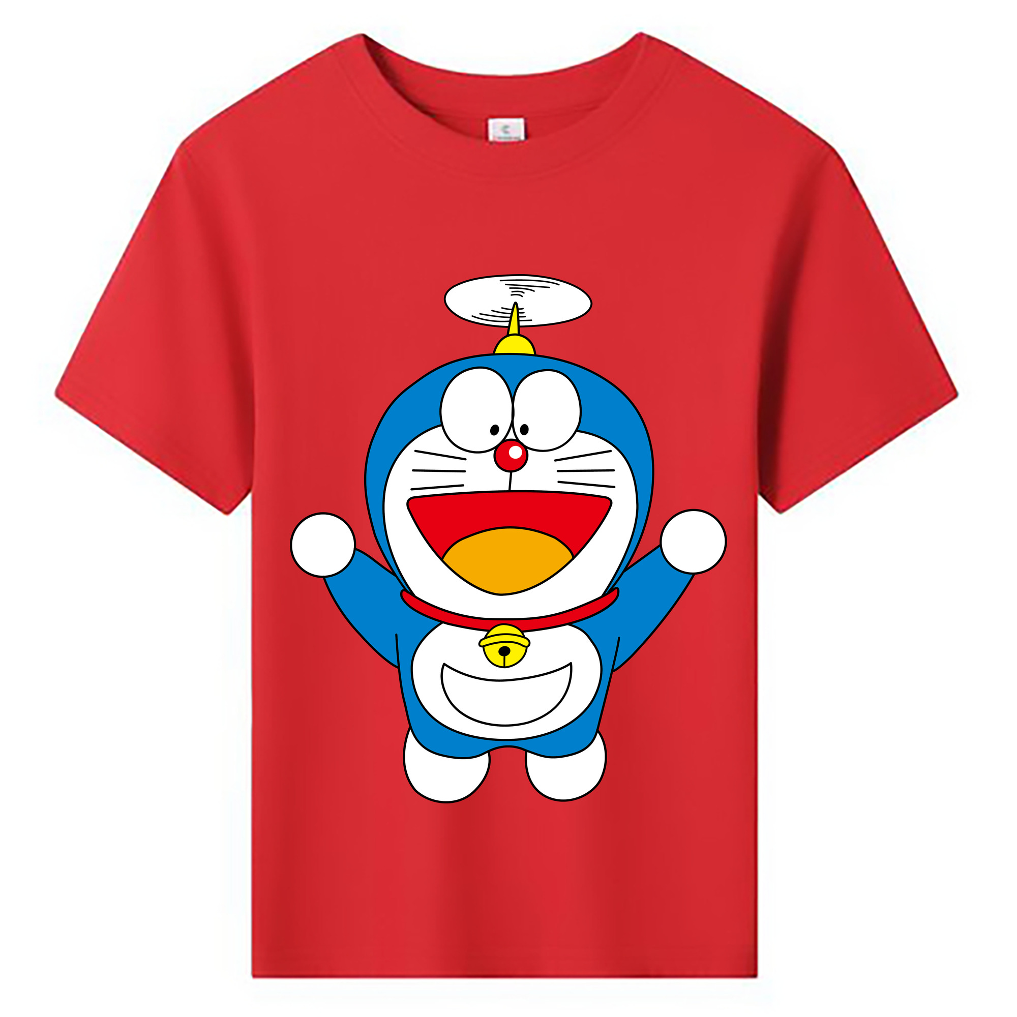 （画像用） ドラえもん Doraemon 綿100％キッズTシャツ（フロントプリント）