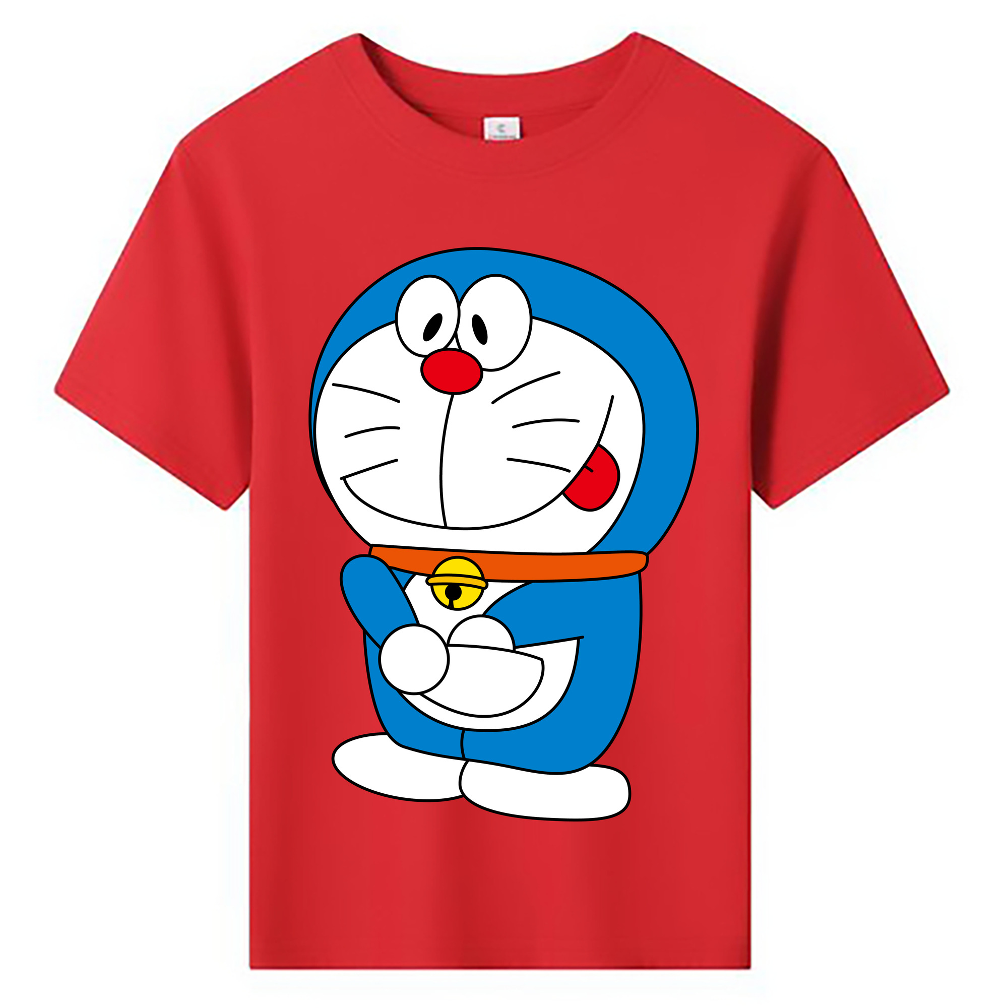 （画像用） ドラえもん Doraemon 綿100％キッズTシャツ（フロントプリント）