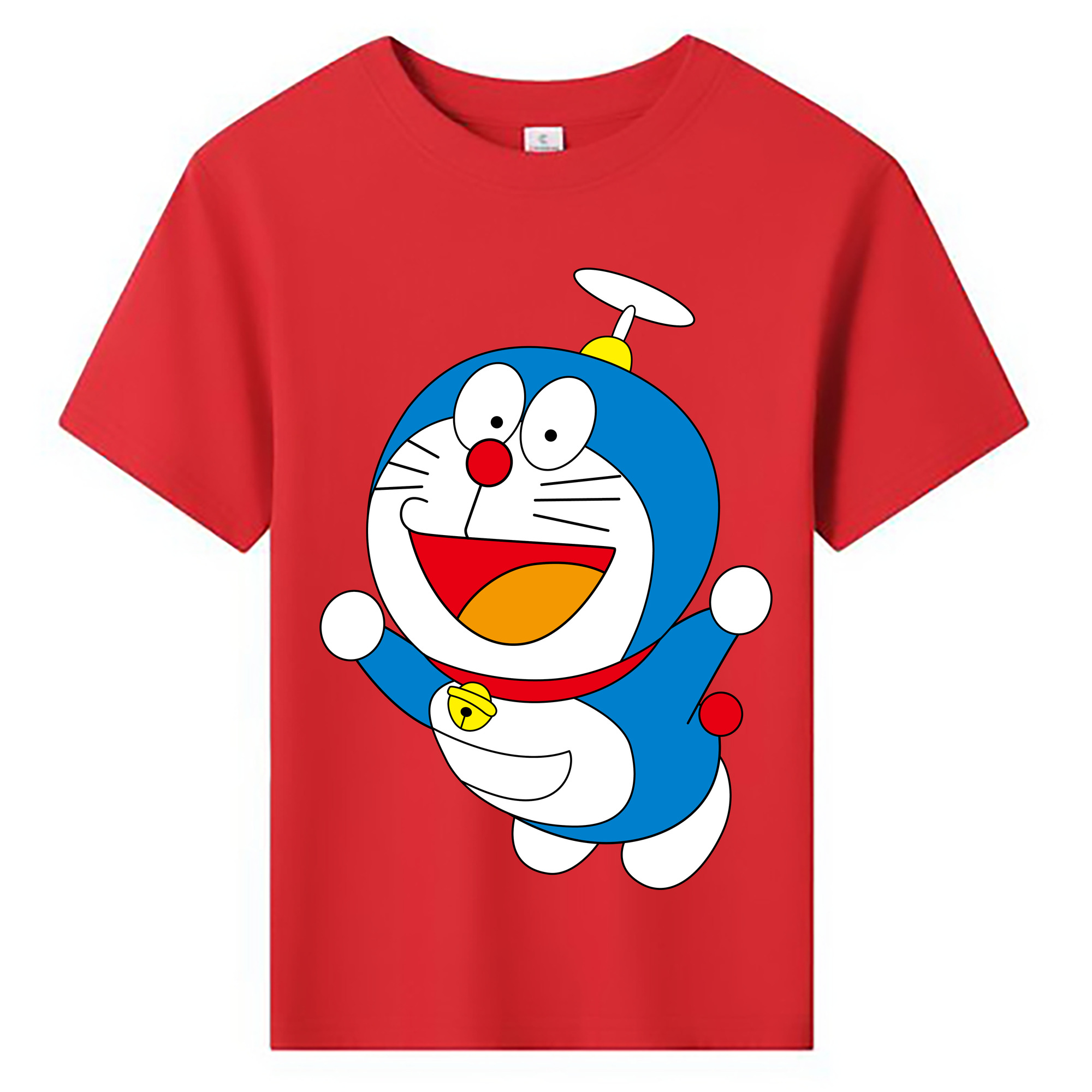 （画像用） ドラえもん Doraemon 綿100％キッズTシャツ（フロントプリント）