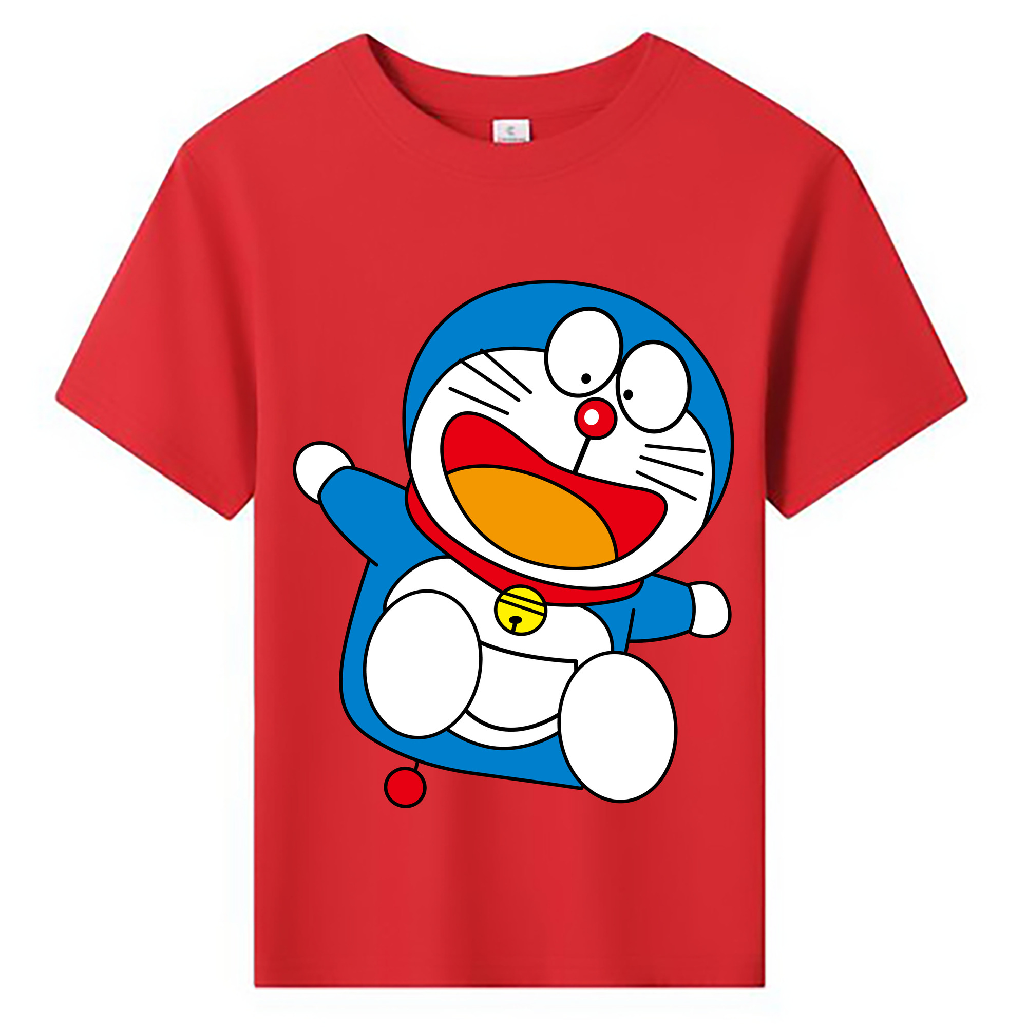 （画像用） ドラえもん Doraemon 綿100％キッズTシャツ（フロントプリント）