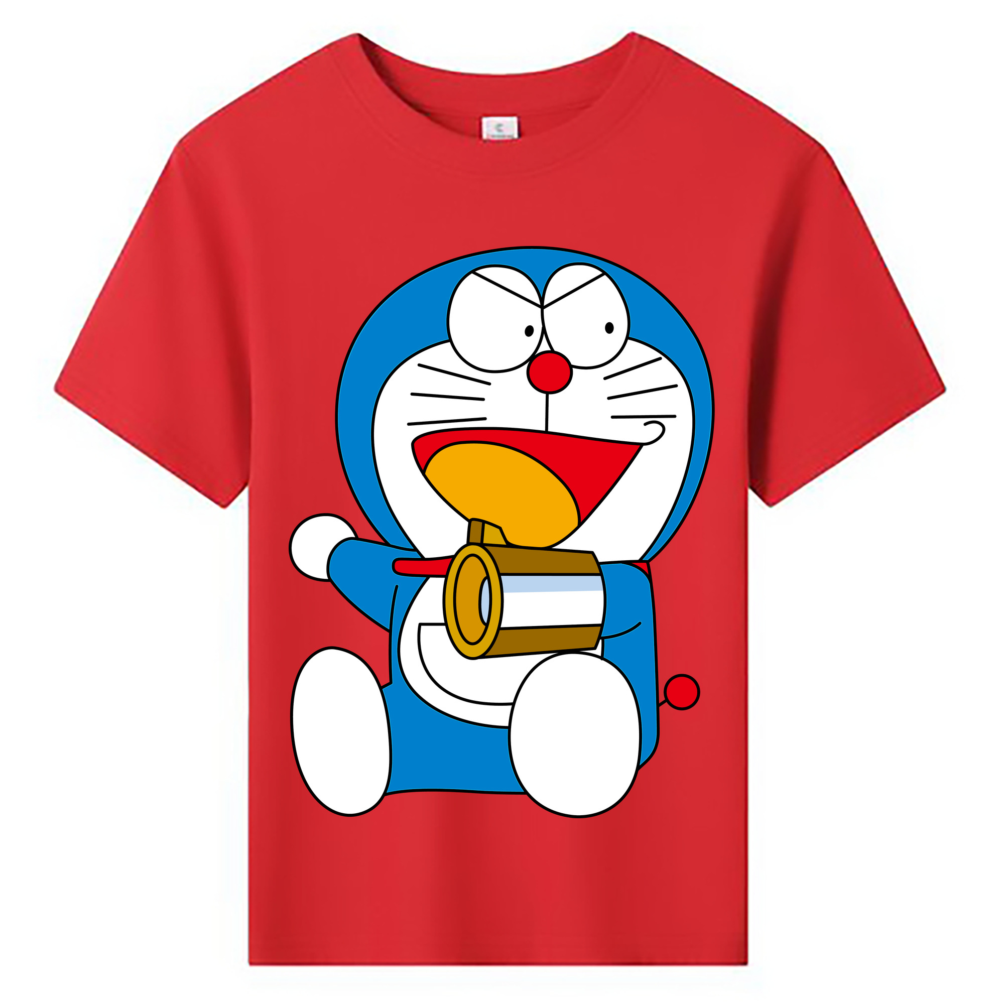 （画像用） ドラえもん Doraemon 綿100％キッズTシャツ（フロントプリント）