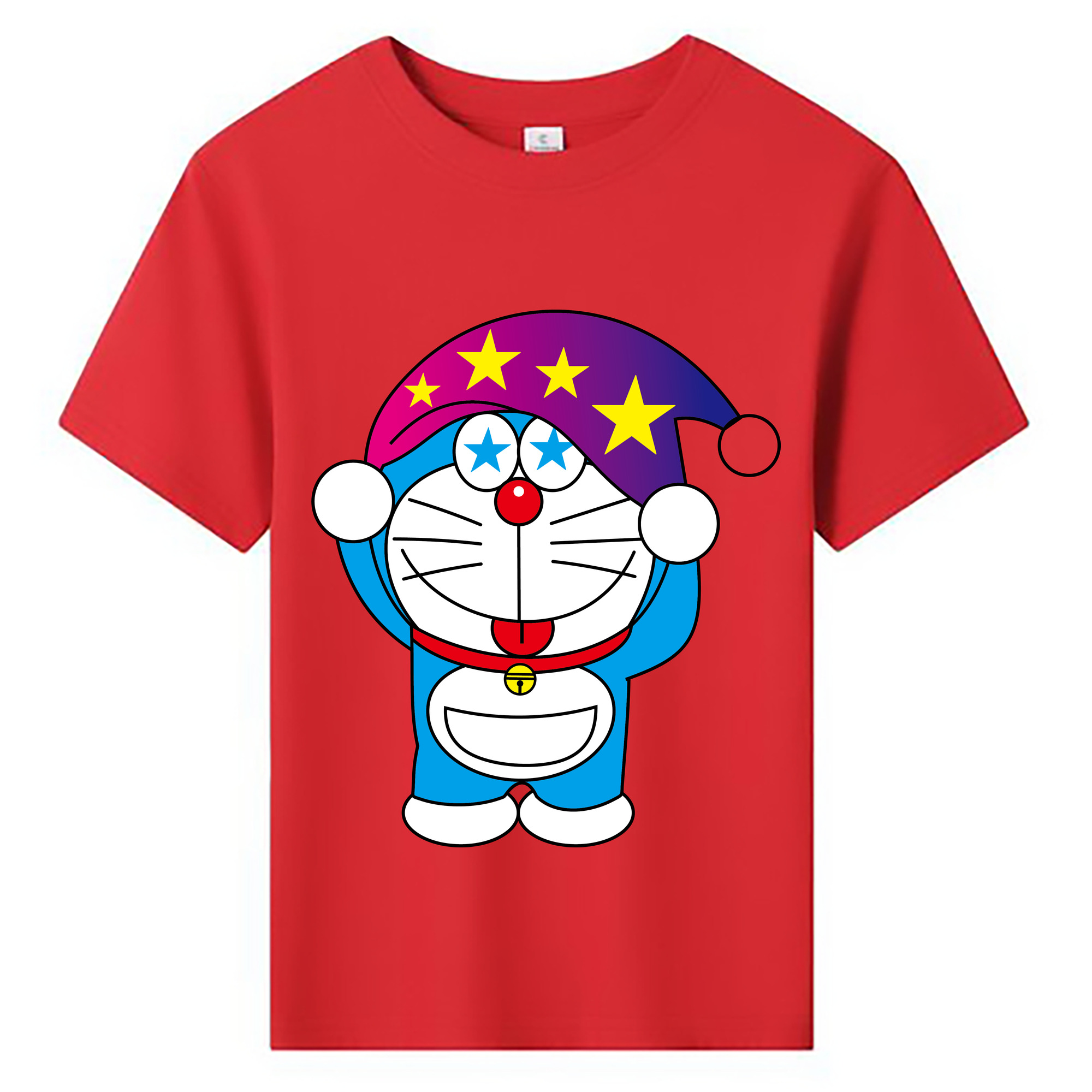 （画像用） ドラえもん Doraemon 綿100％キッズTシャツ（フロントプリント）