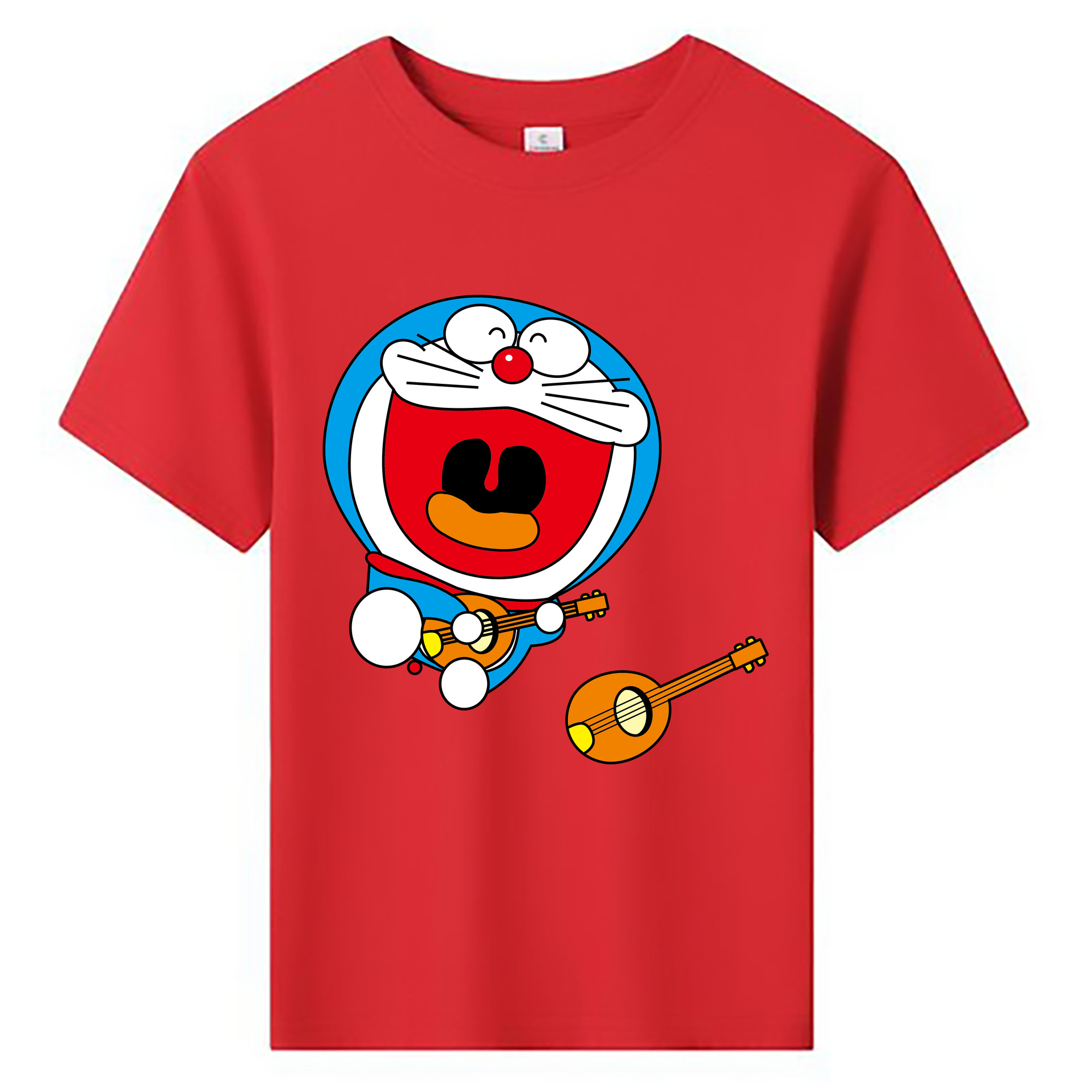 （画像用） ドラえもん Doraemon 綿100％キッズTシャツ（フロントプリント）