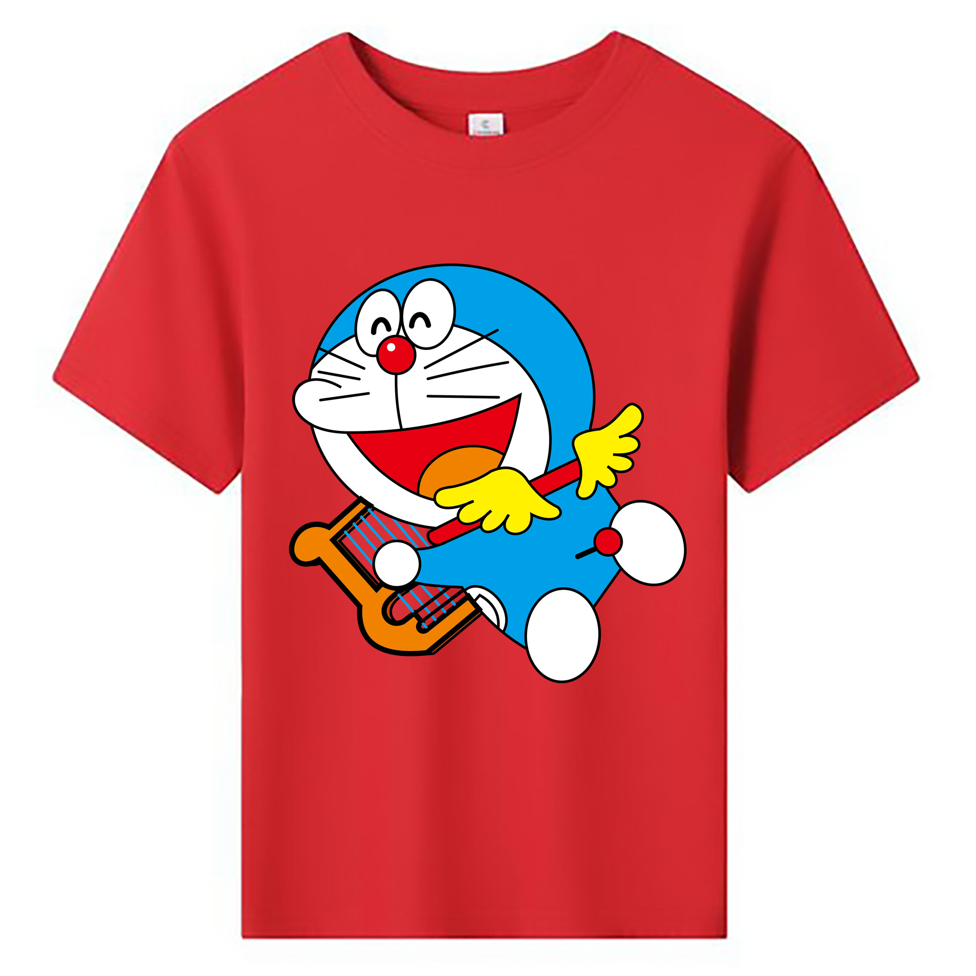 （画像用） ドラえもん Doraemon 綿100％キッズTシャツ（フロントプリント）