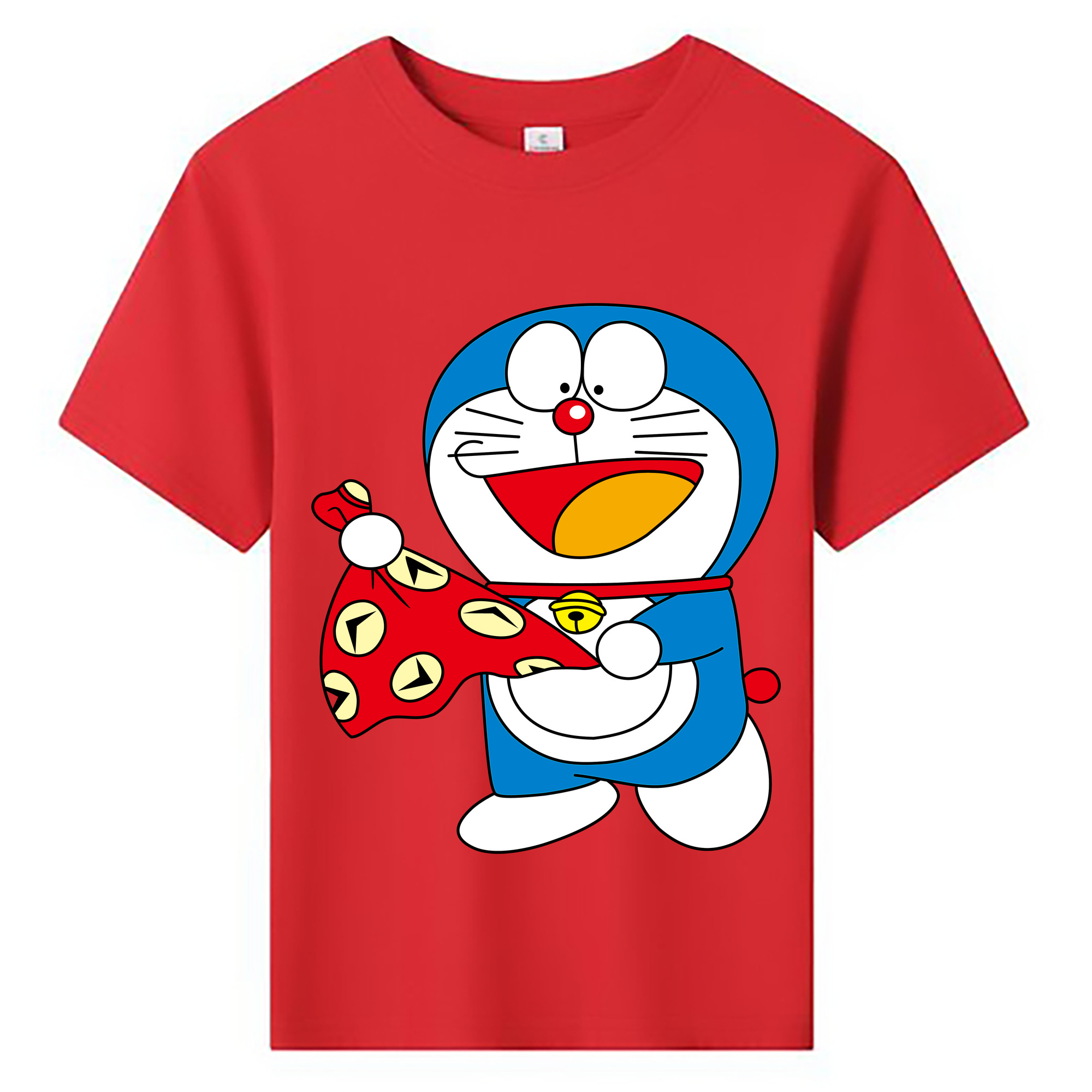 （画像用） ドラえもん Doraemon 綿100％キッズTシャツ（フロントプリント）