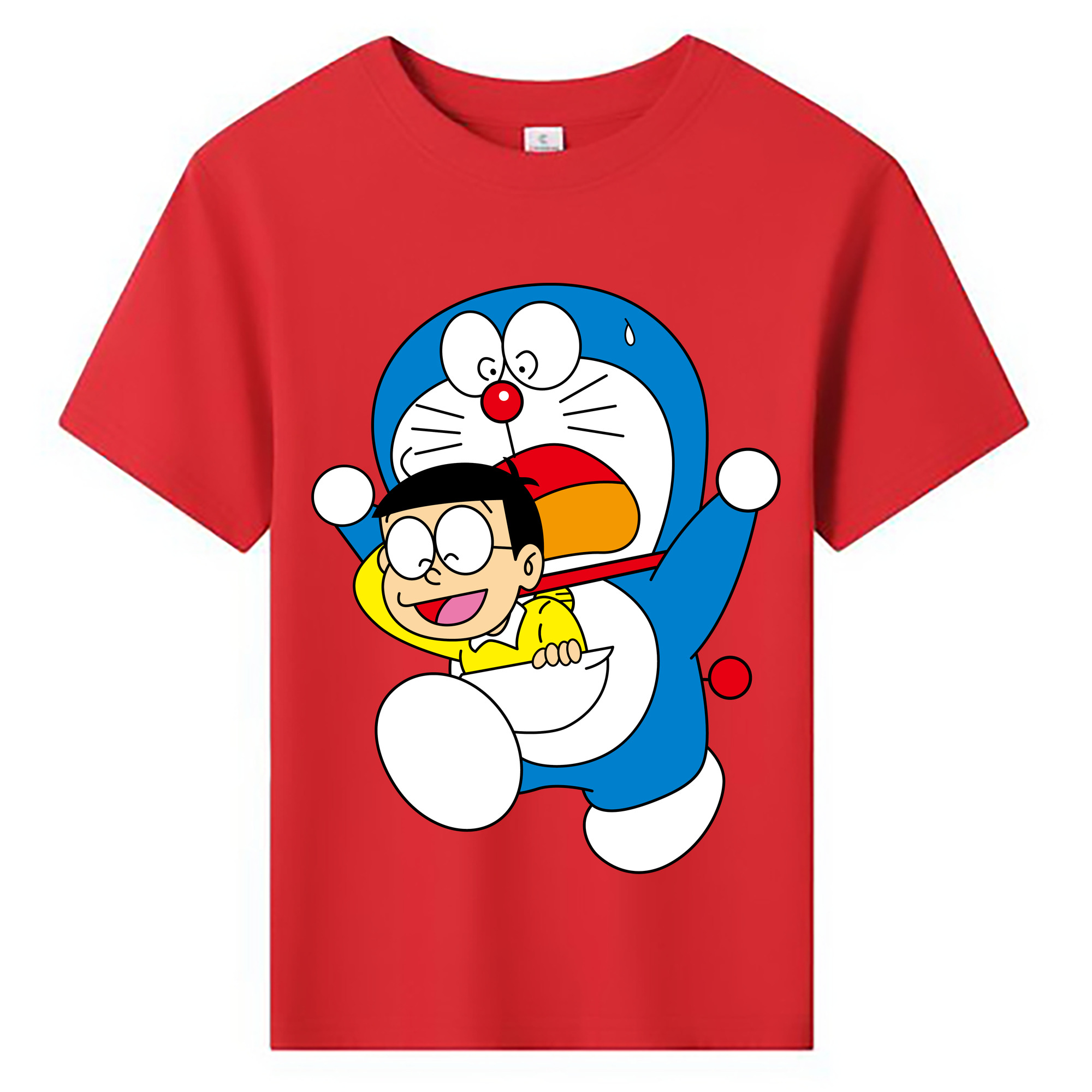 （画像用） ドラえもん Doraemon 綿100％キッズTシャツ（フロントプリント）