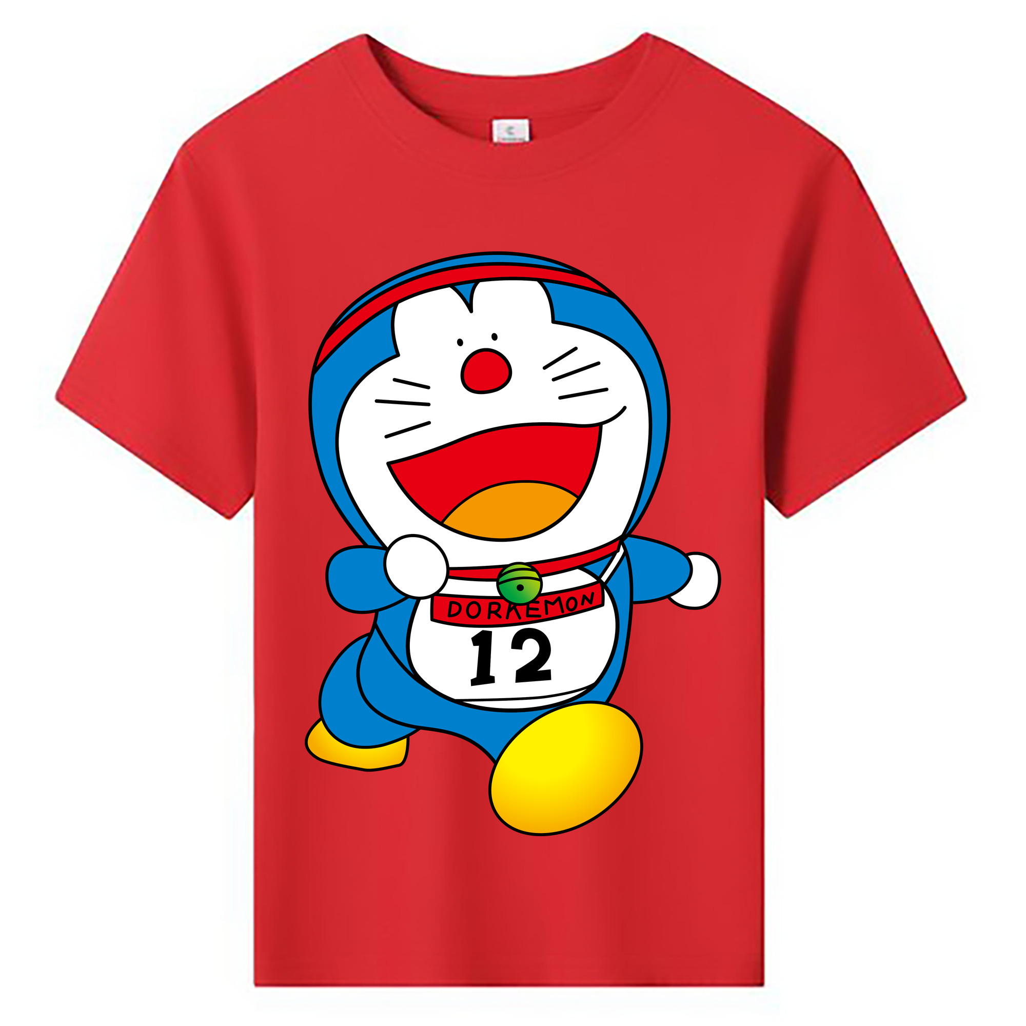 （画像用） ドラえもん Doraemon 綿100％キッズTシャツ（フロントプリント）
