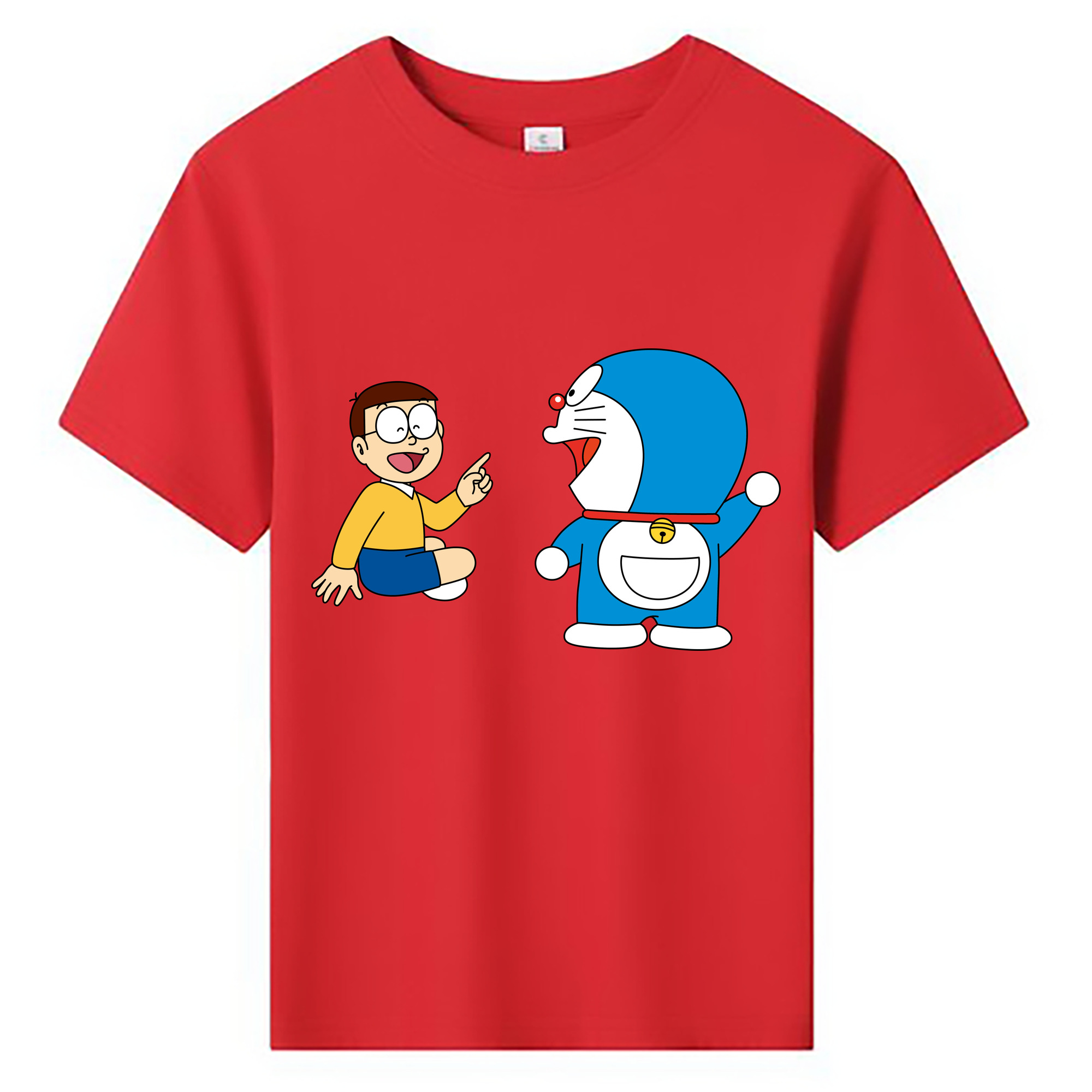 （画像用） ドラえもん Doraemon 綿100％キッズTシャツ（フロントプリント）