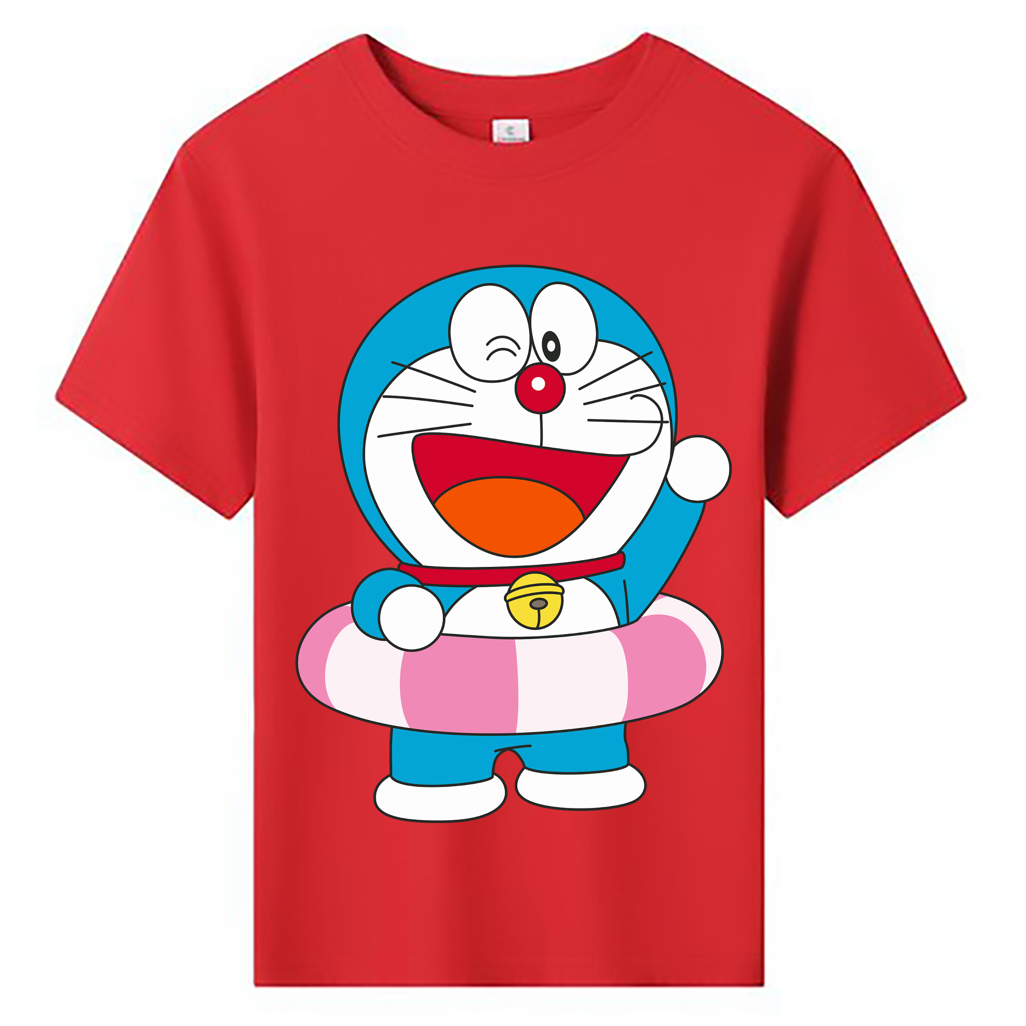 （画像用） ドラえもん Doraemon 綿100％キッズTシャツ（フロントプリント）